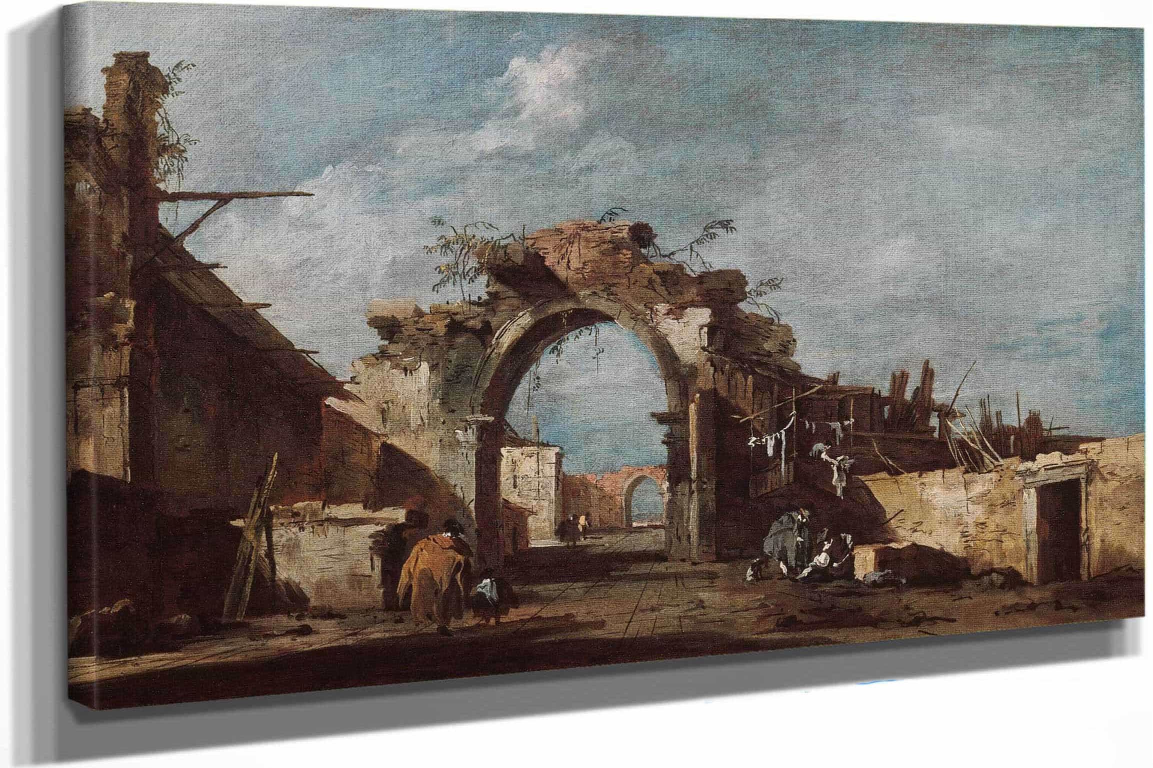 Ruined Archway by Francesco Guardi