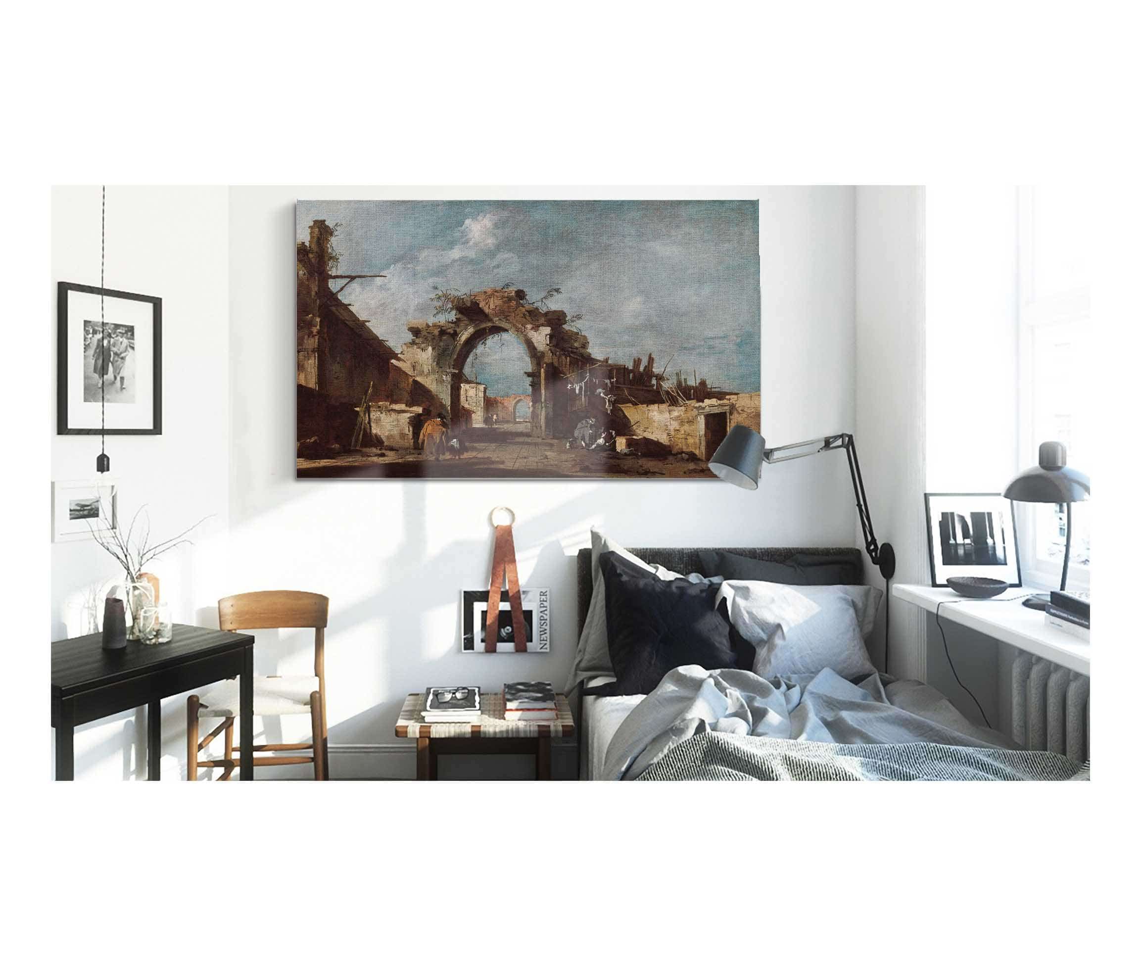 Ruined Archway by Francesco Guardi - Image 3