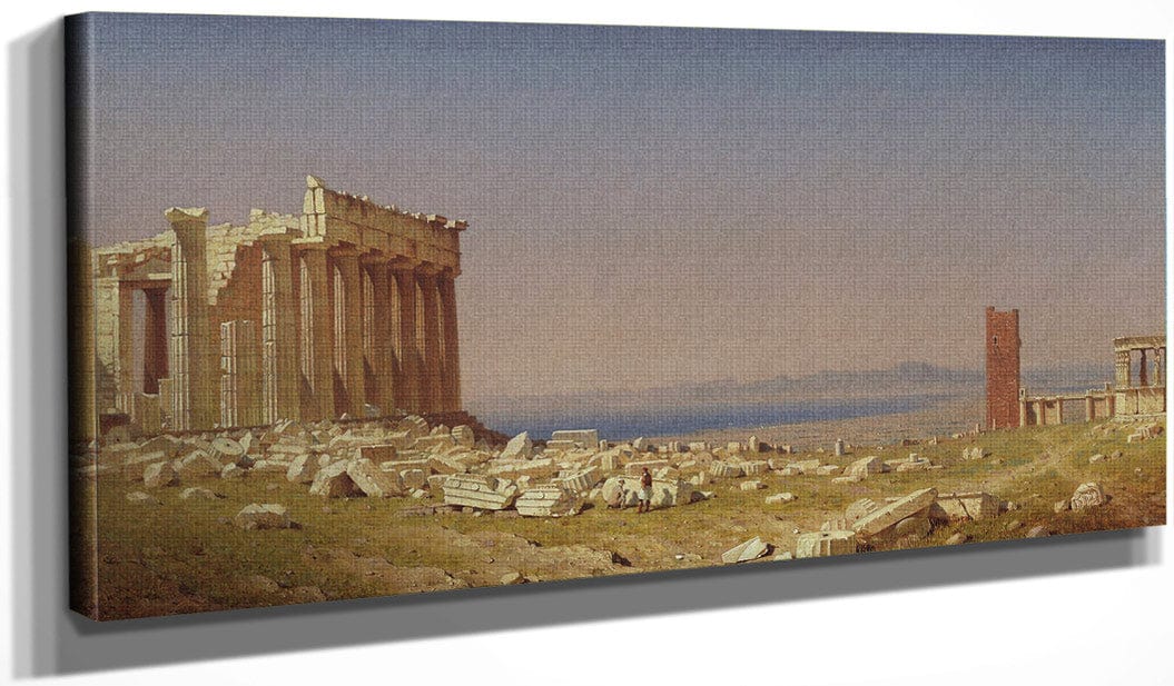 Ruins Of The Parthenon By Sanford Robinson Gifford - Image 3