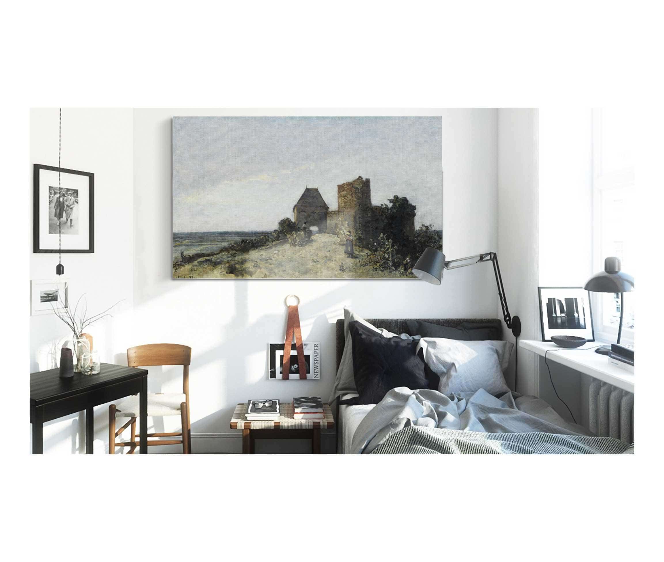 Ruins Of The Rosemont Castle by Johan Barthold Jongkind - Image 3