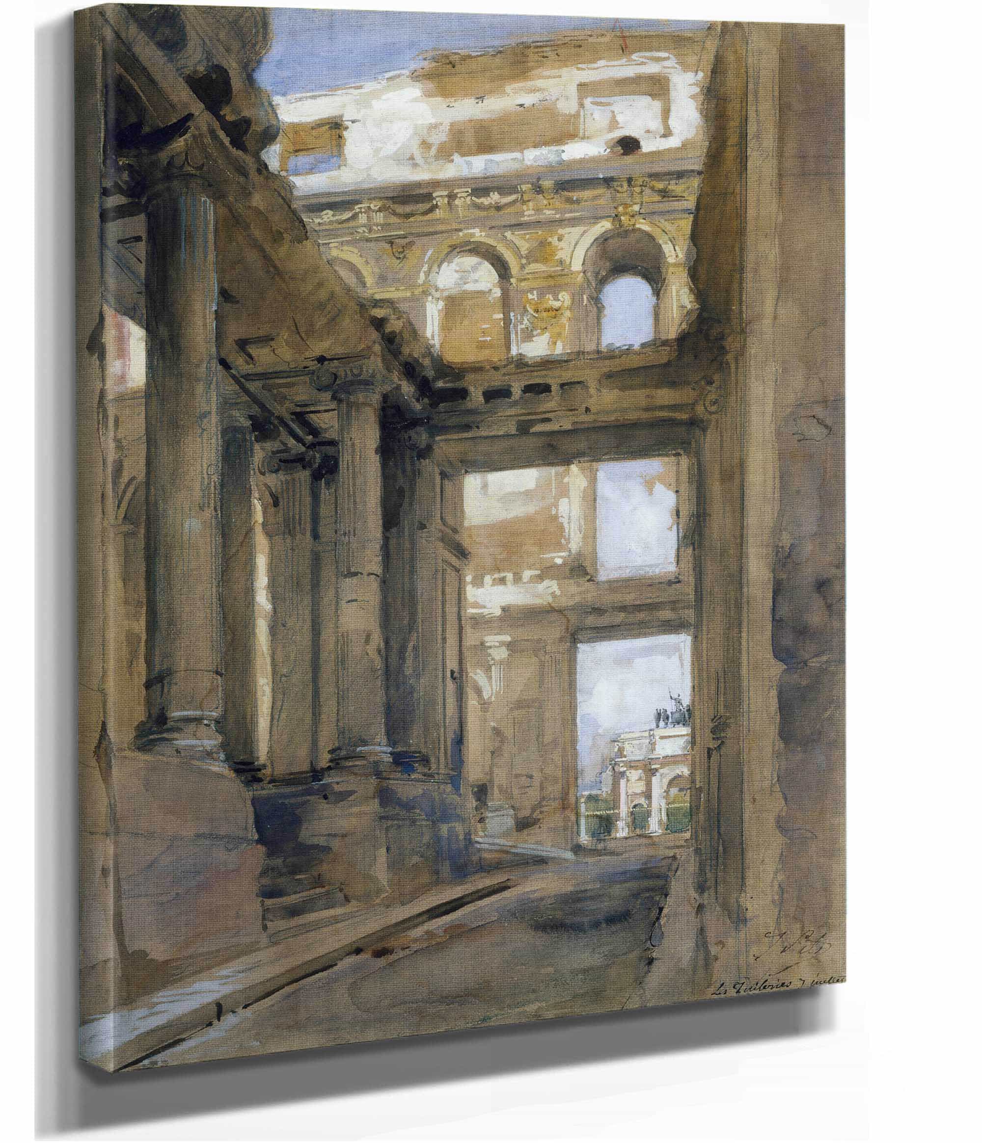 Ruins Of The Tuileries Palace by Isidore Pils - Image 2