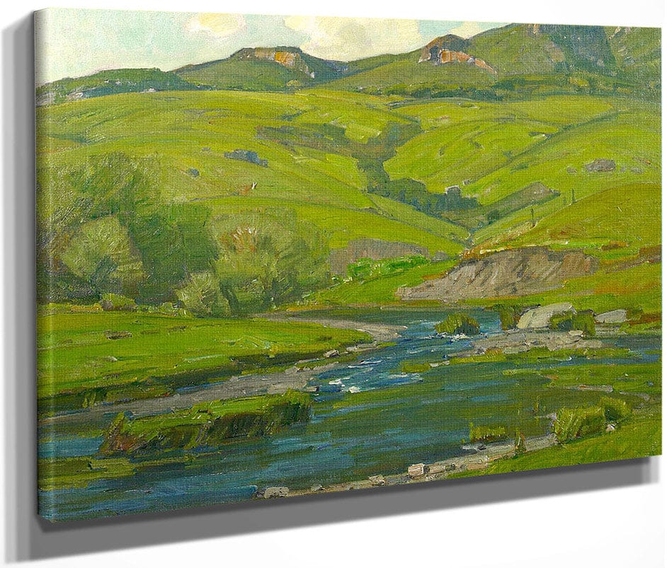 Rushing Onward By William Wendt