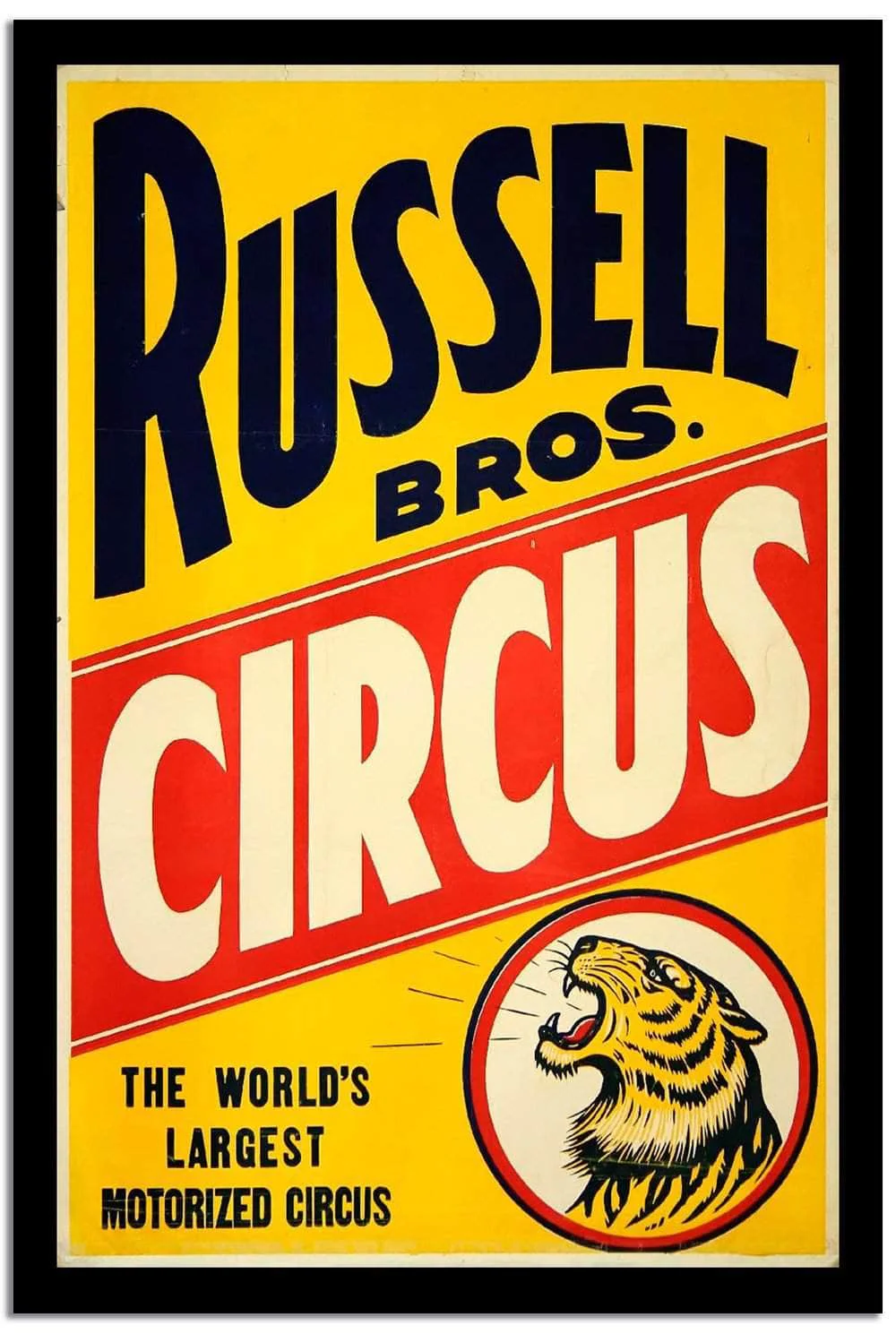Russell Bros Circus  Vintage Circus Poster - Image 2