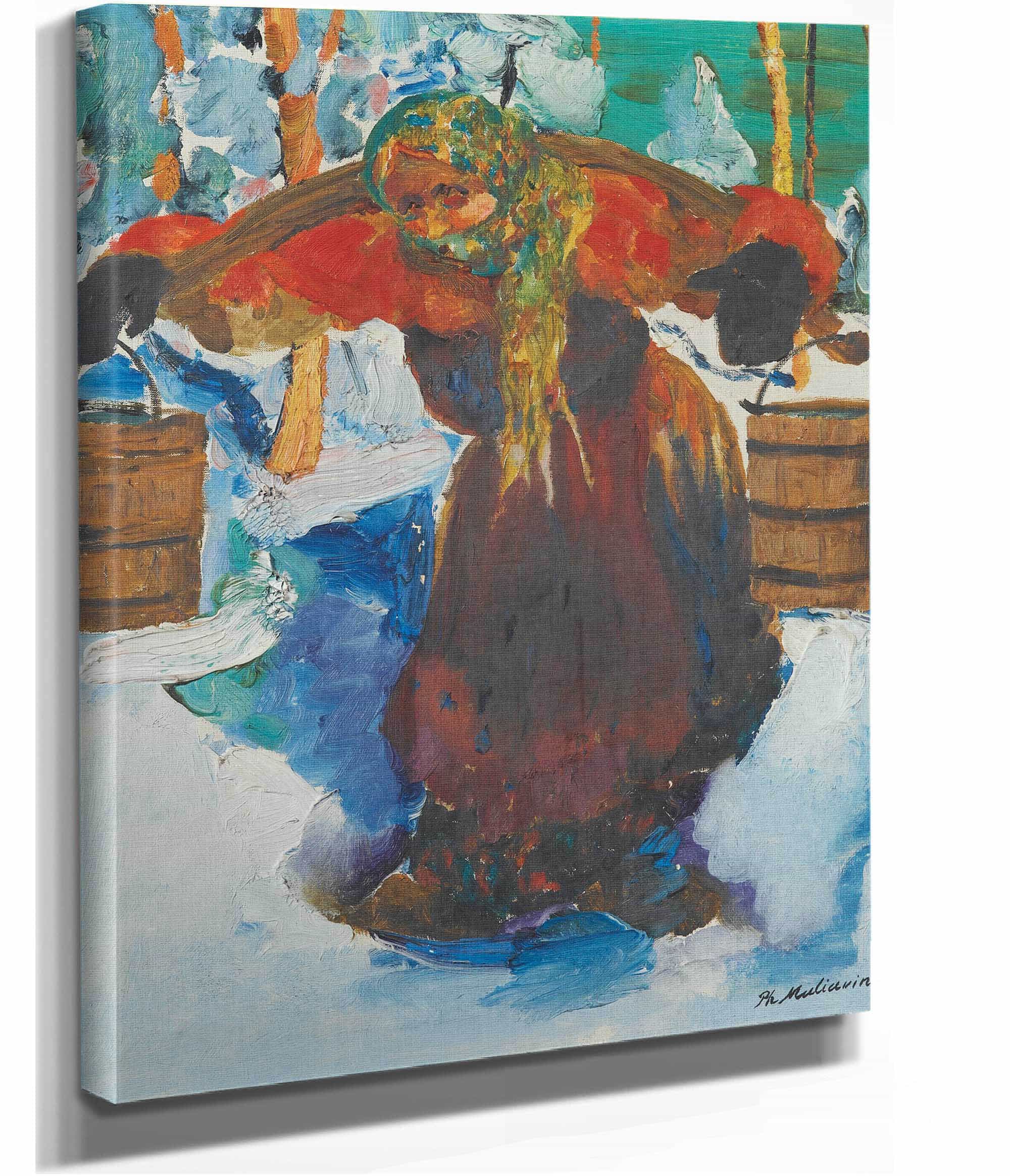 Russian Baba Carrying Water by Filipp Malyavin - Image 2