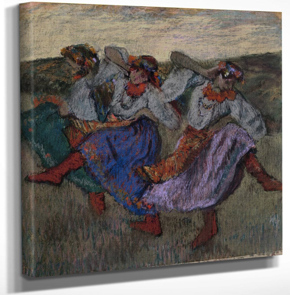 Russian Dancers By Edgar Degas