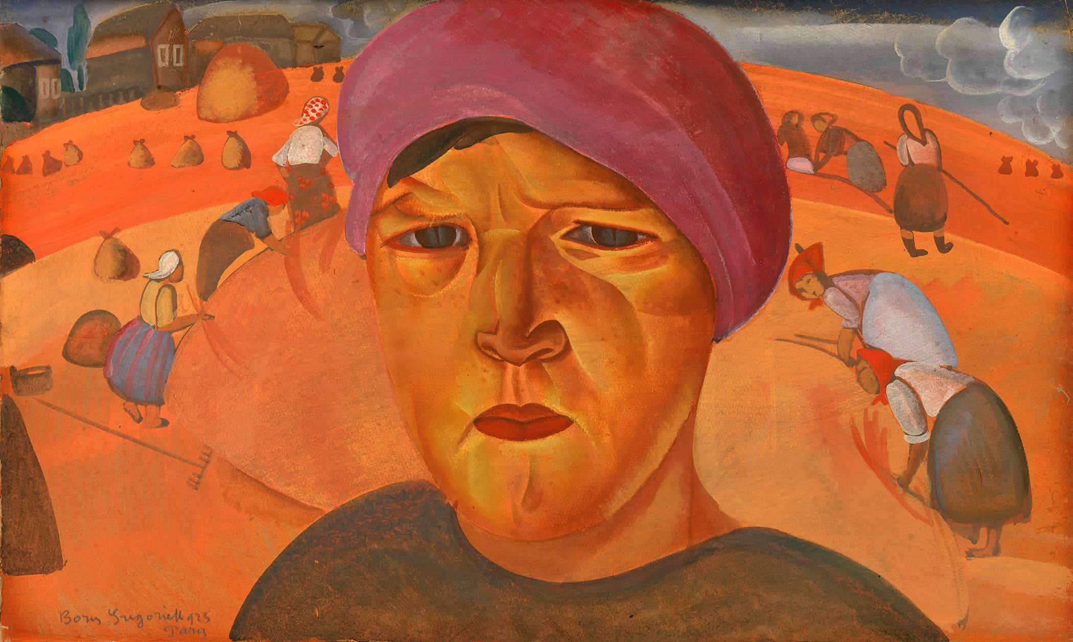 Russian Peasant Woman by Boris Grigoriev - Image 2