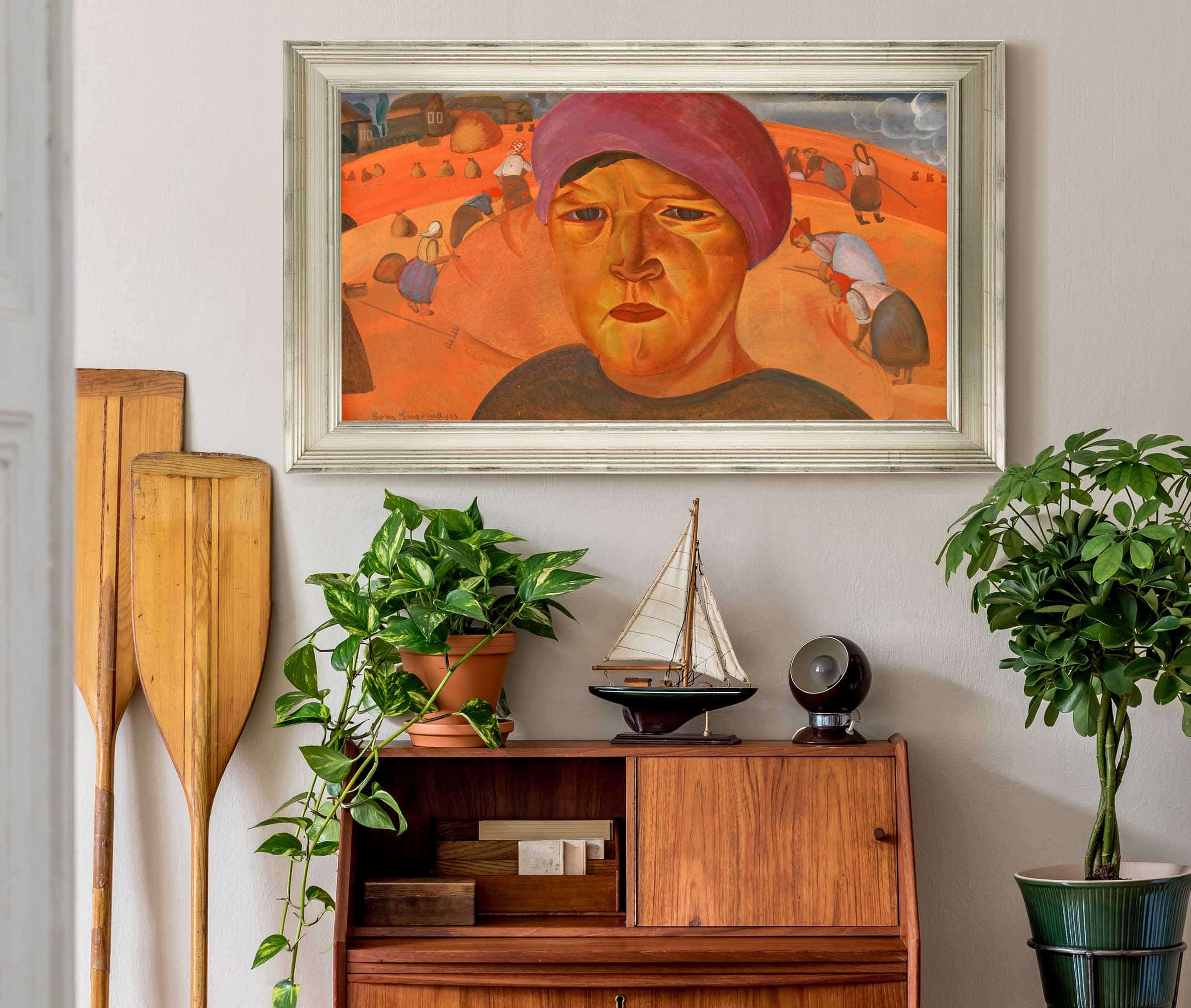 Russian Peasant Woman by Boris Grigoriev - Image 6