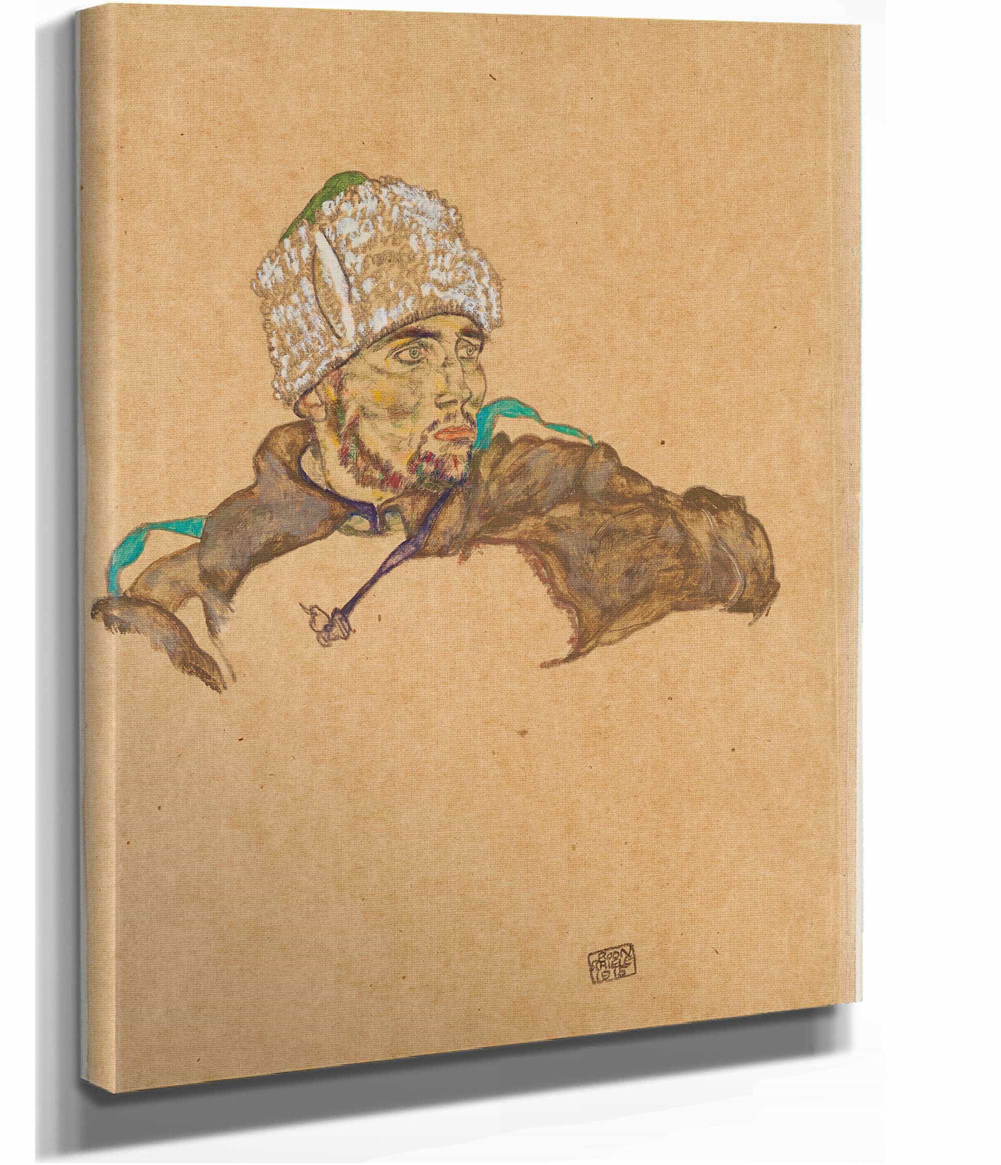 Russischer Kriegsgefangener by Egon Schiele - Image 2