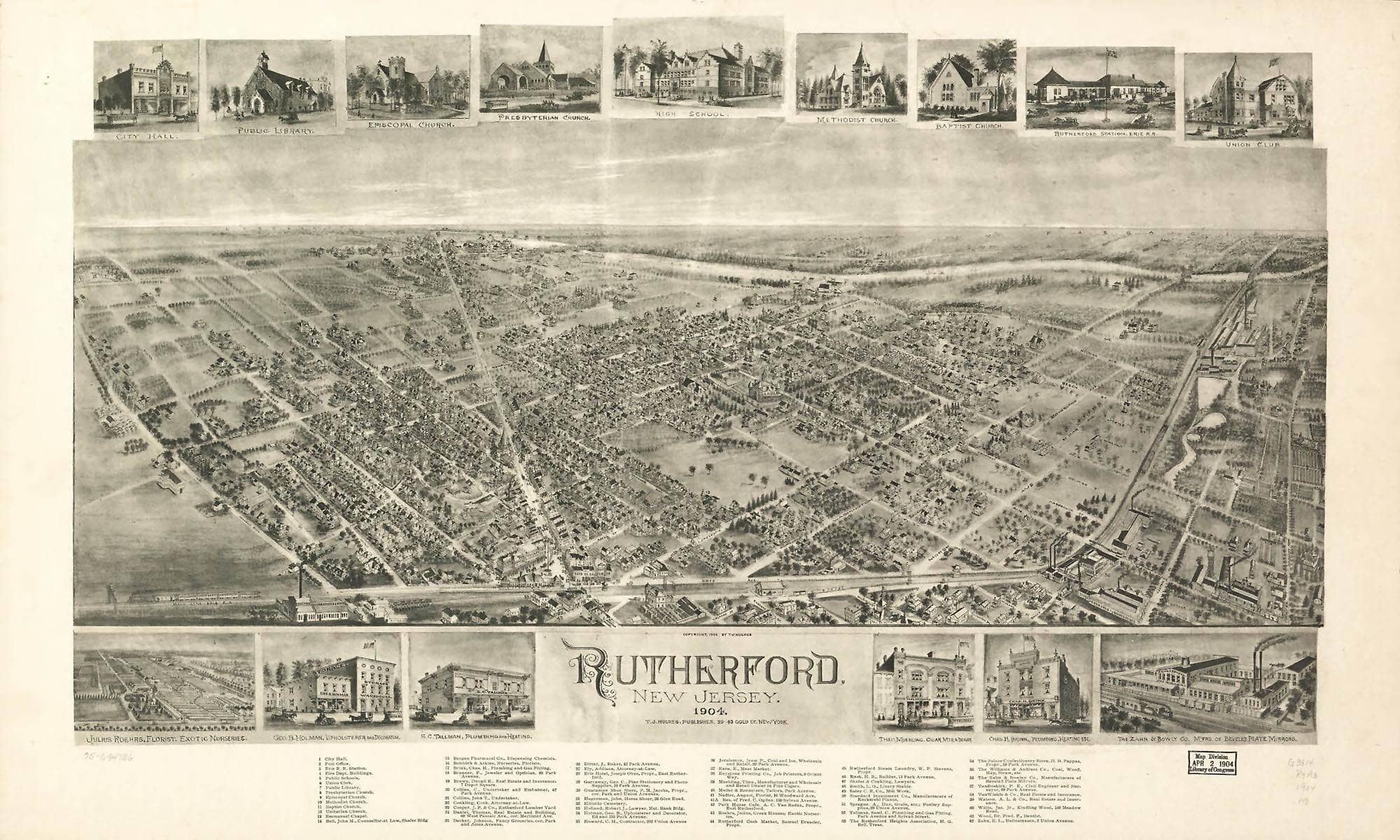 Rutherford New Jersey 1904 State Of New Jersey - Image 7