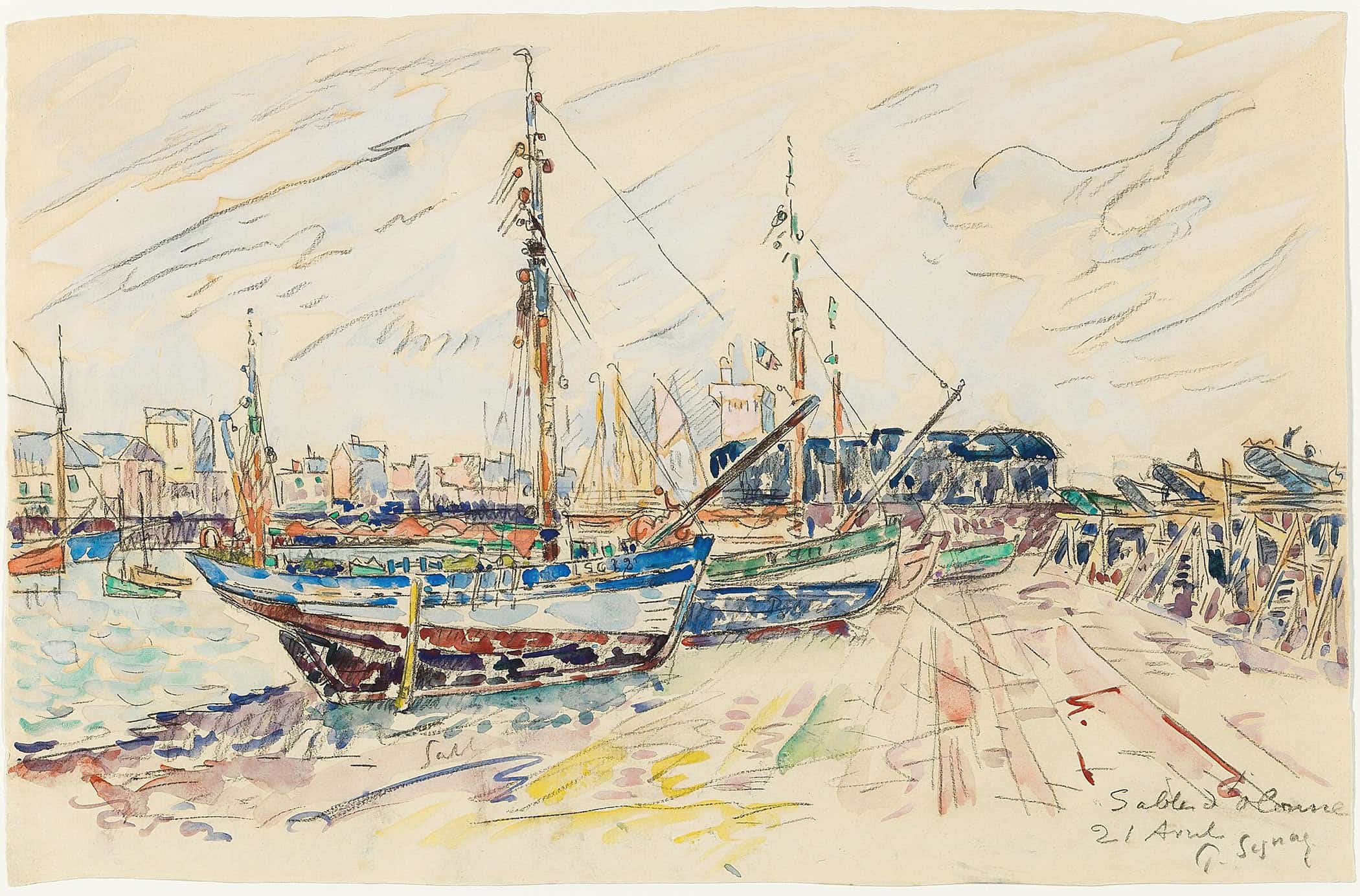 Sables Dolonne by Paul Signac - Image 2