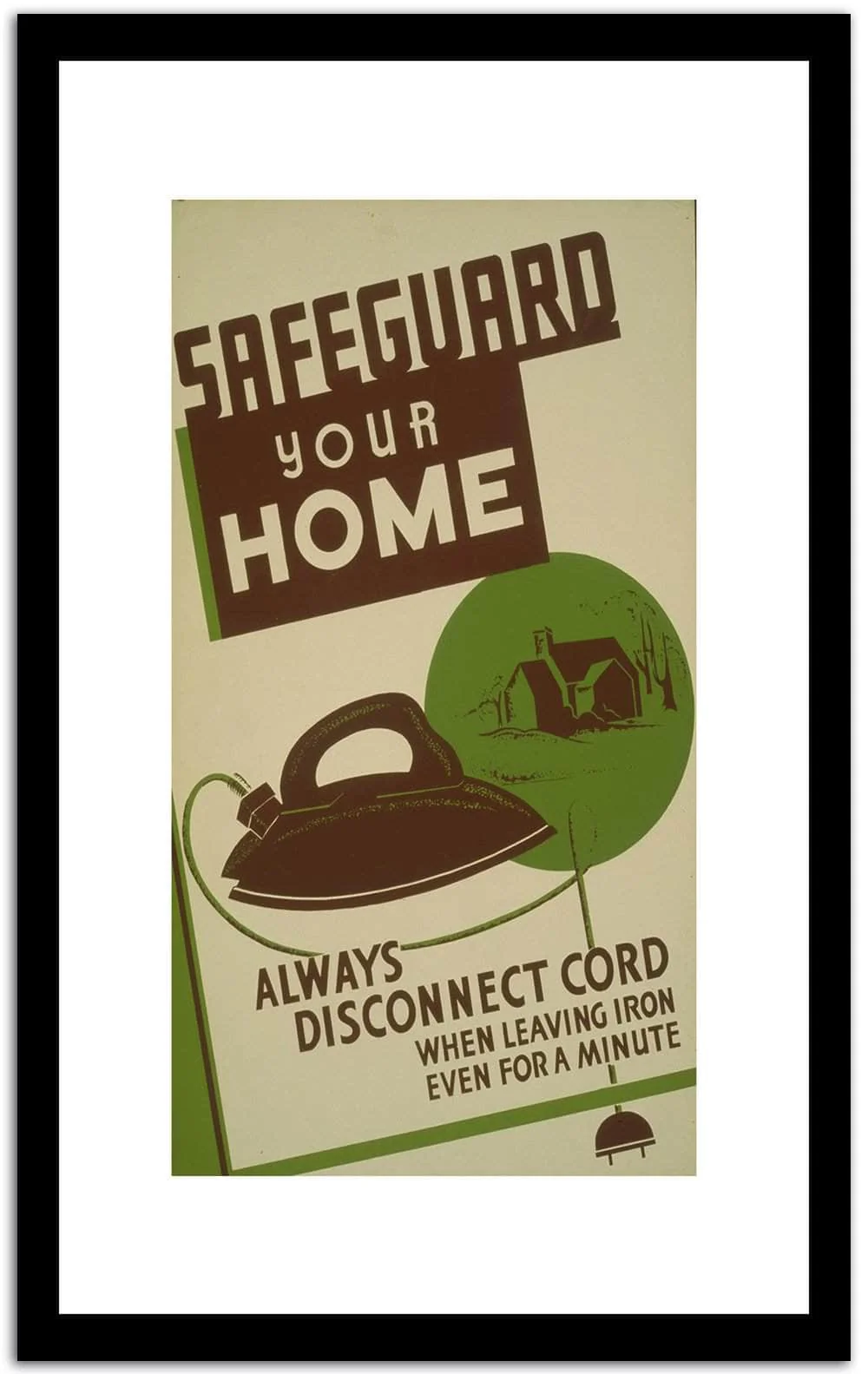 Safeguard Your Home Vintage Poster