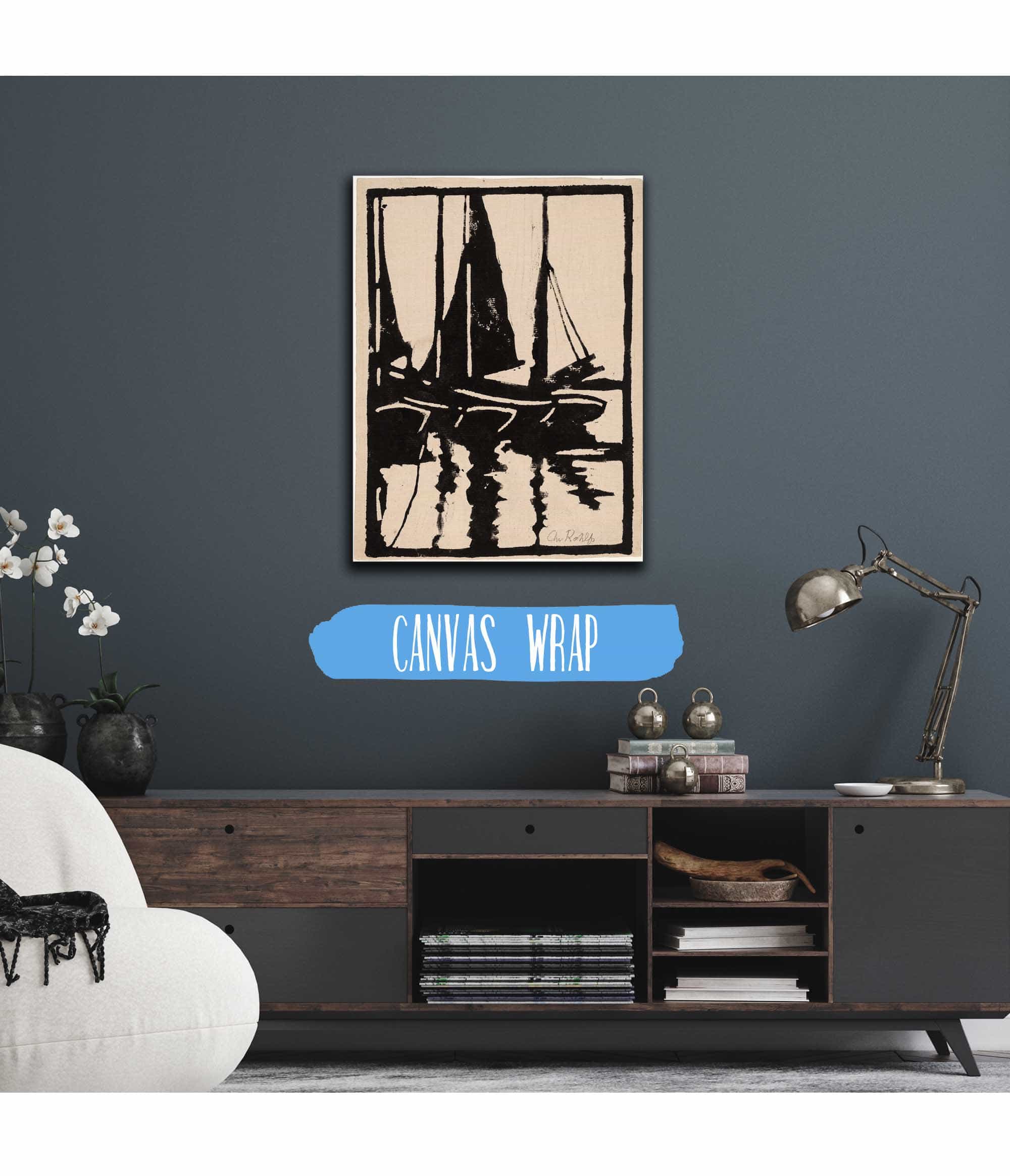 Sailboats In The Harbor by Christian Rohlfs - Image 3