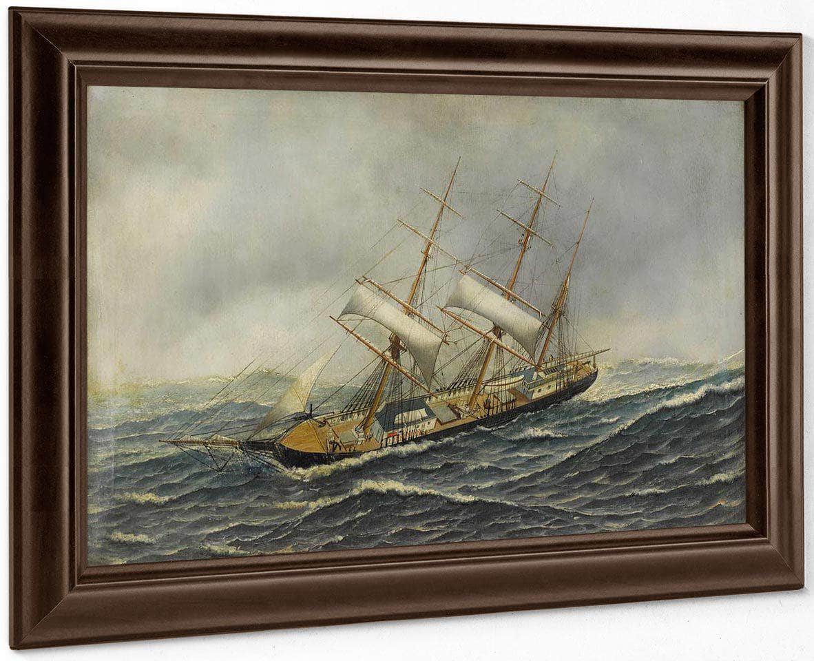 Sailing Ship St. Mary By Antonio Jacobsen - Image 6