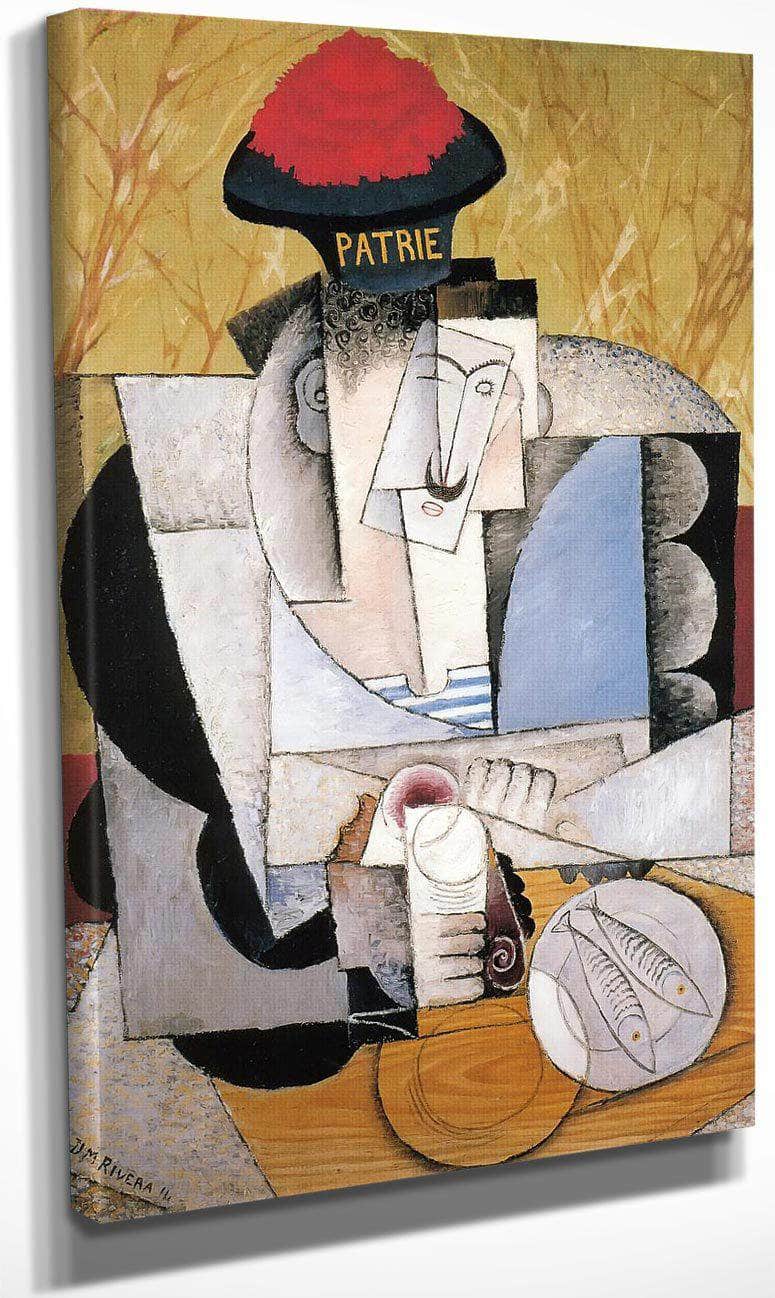 Sailor At Breakfast By Diego Rivera