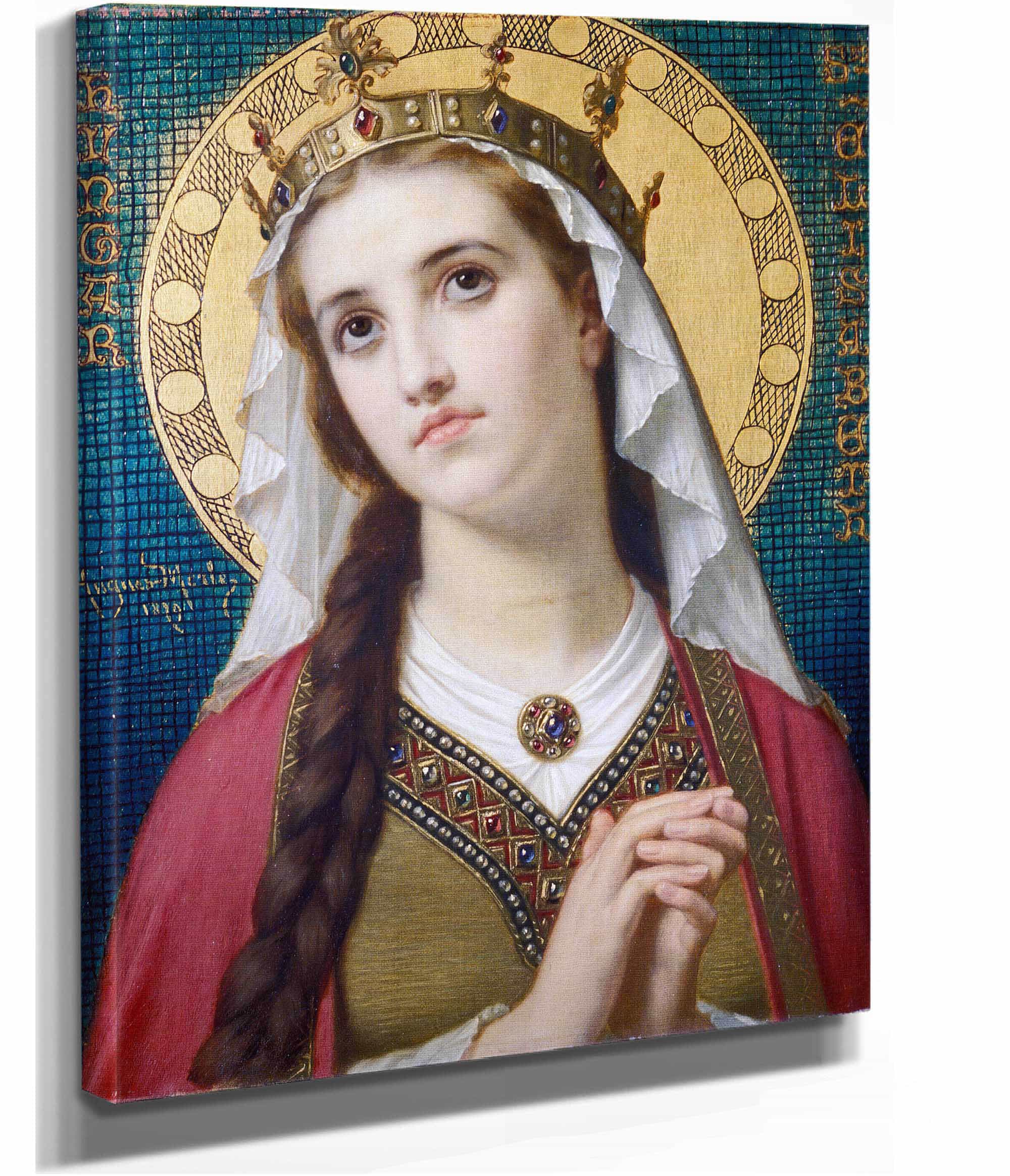 Saint Elizabeth Of Hungary by Hugues Merle - Image 2