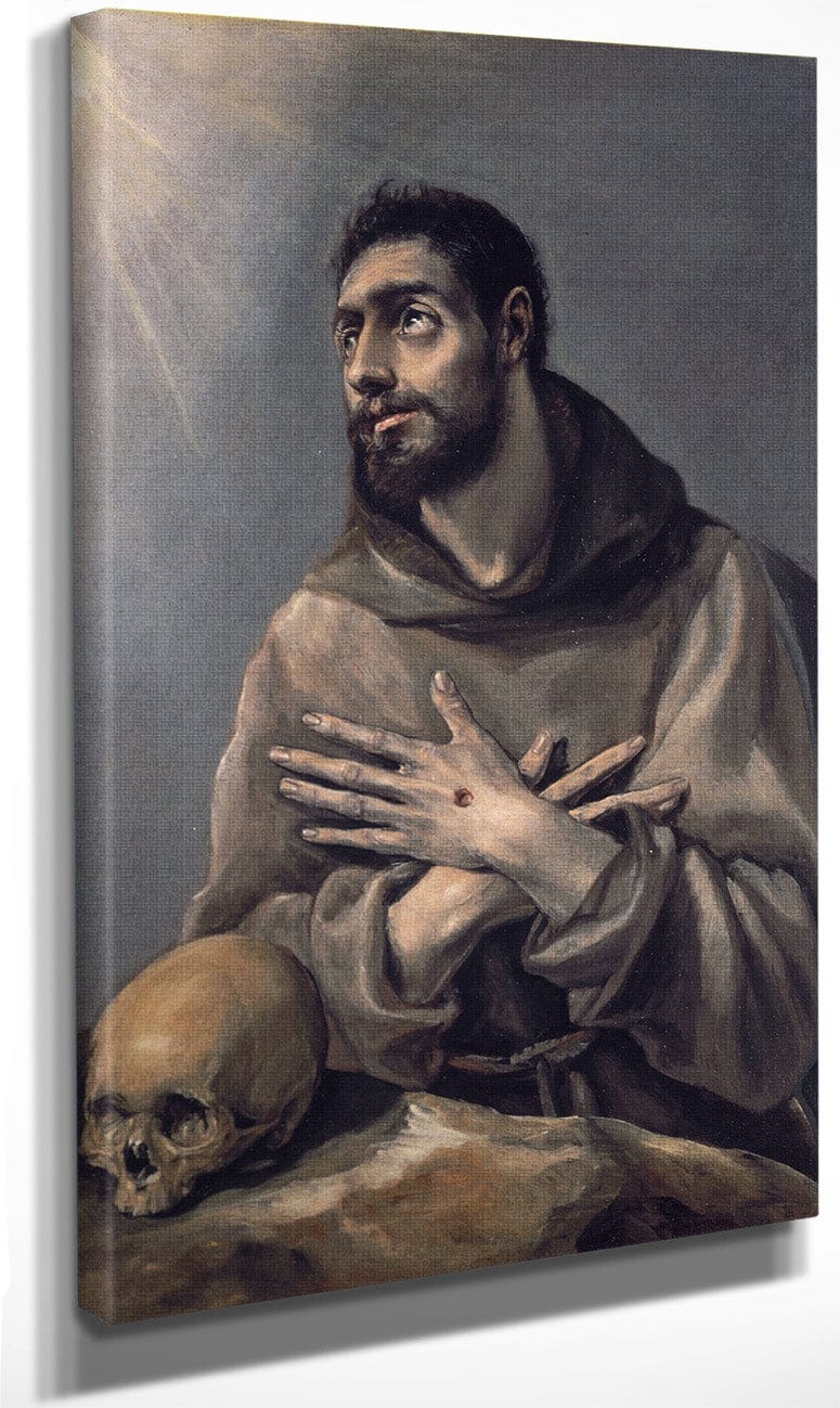 Saint Francis In Ecstasy 1580 By El Greco