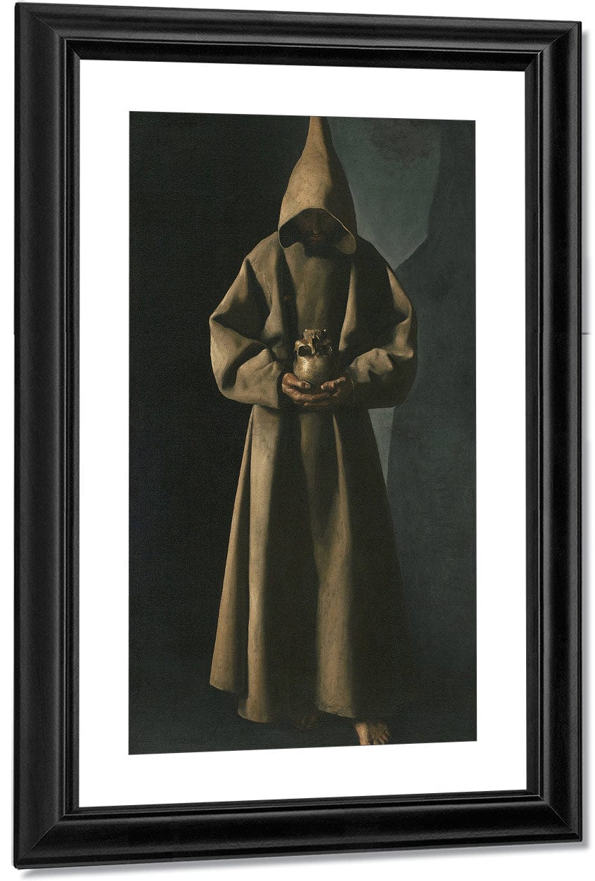 Saint Francis Of Assisi In His Tomb By Francisco De Zurbaran - Image 3