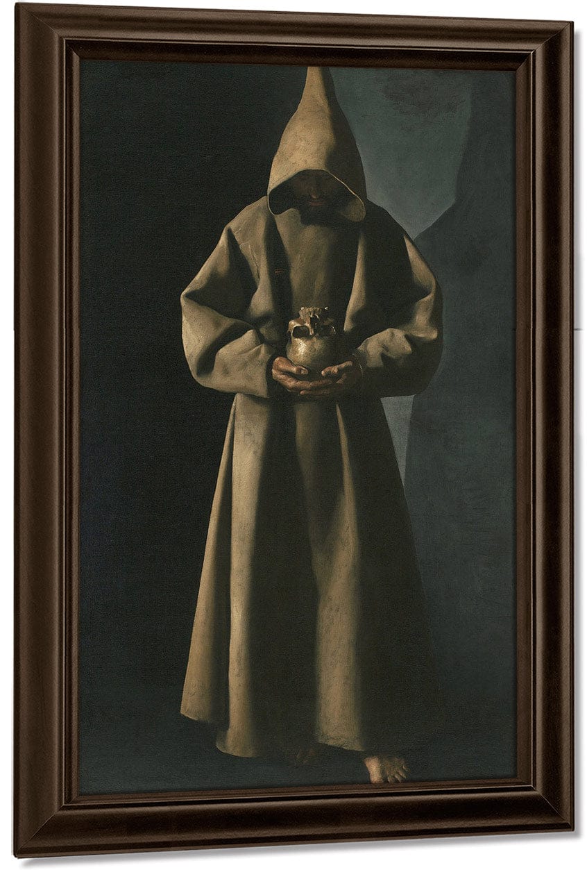 Saint Francis Of Assisi In His Tomb By Francisco De Zurbaran - Image 5