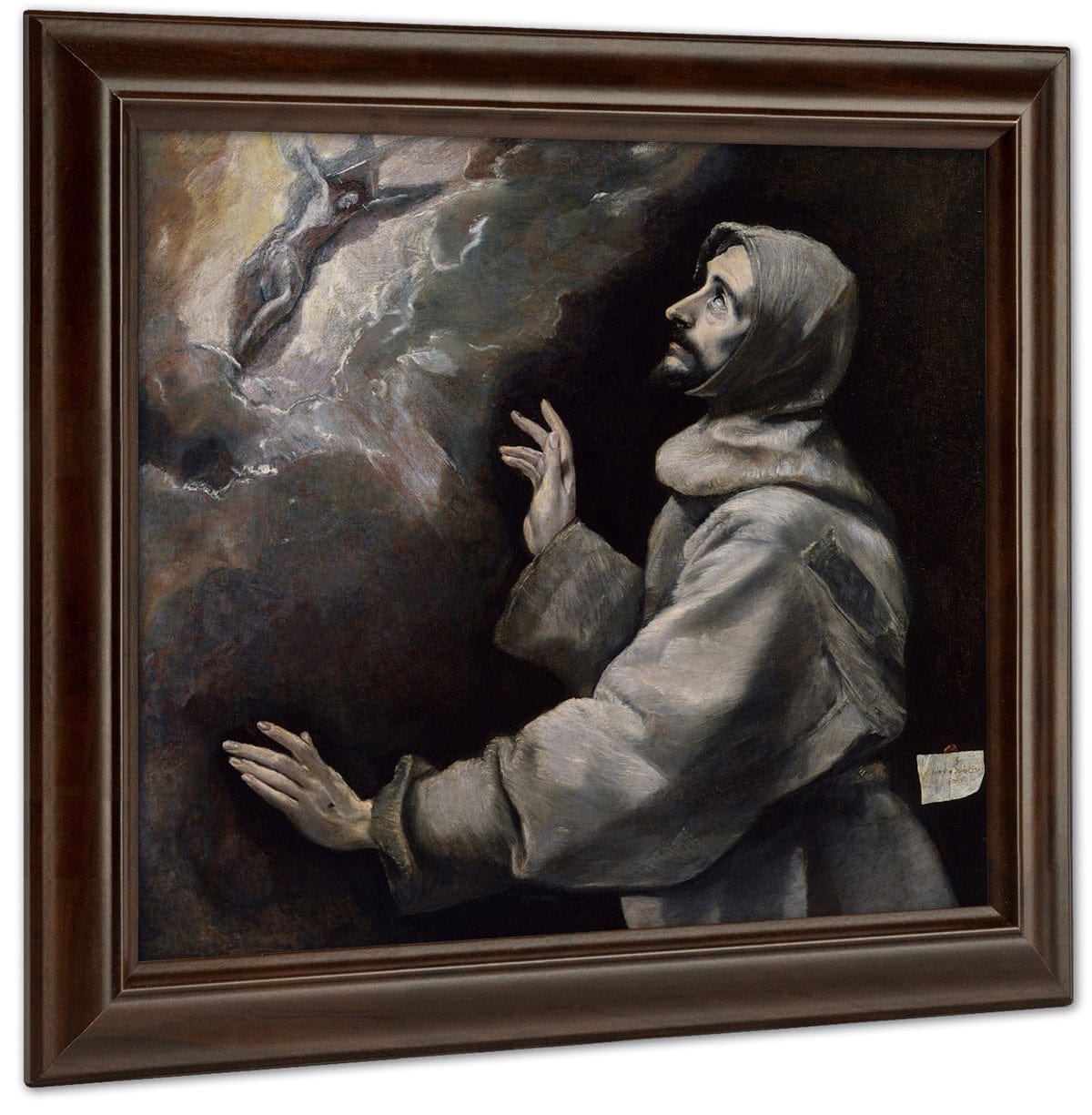 Saint Francis Receiving The Stigmata 1585 1590 102X97Cm The Walters Art Museum 37 424 By El Greco - Image 4