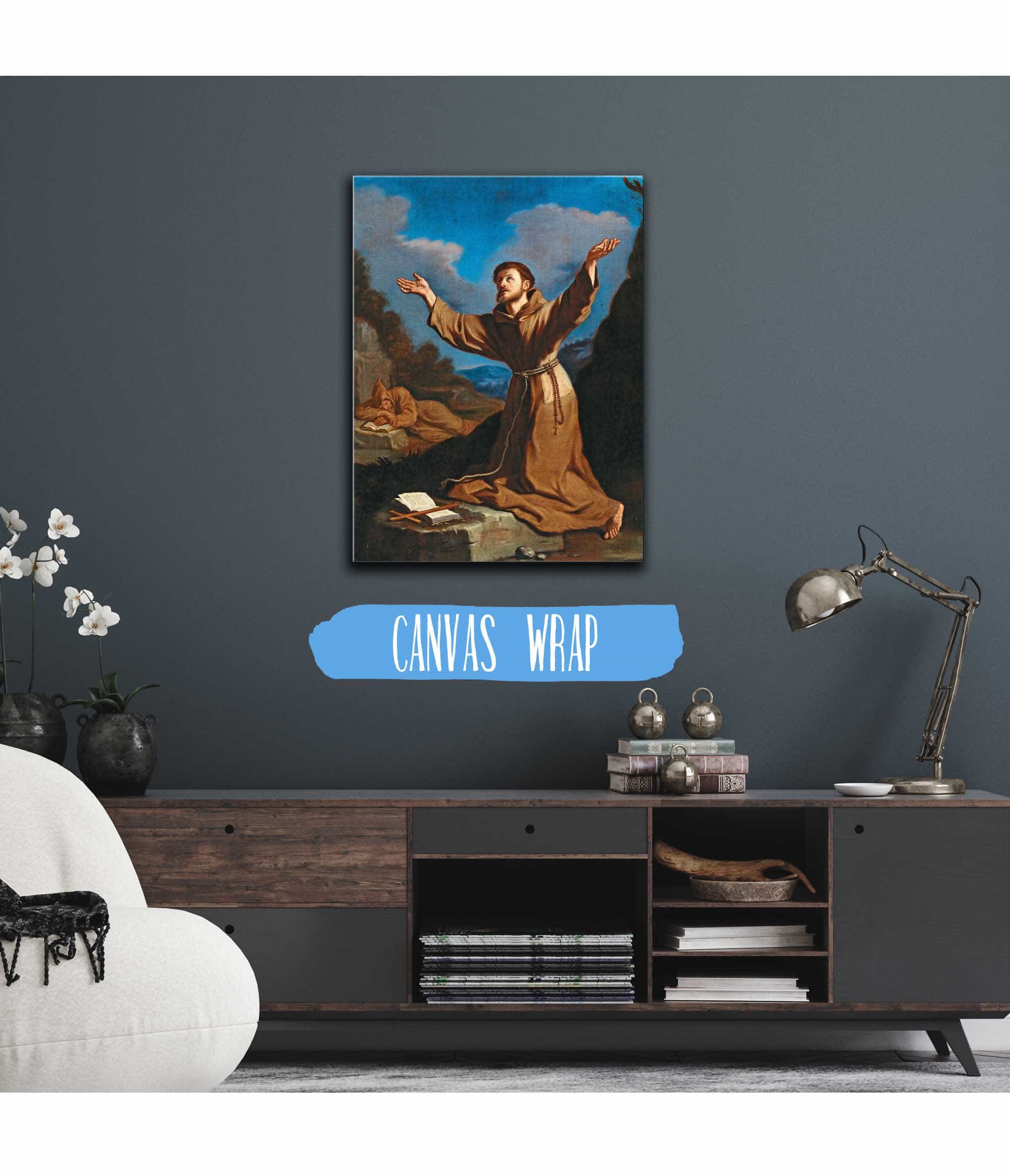 Saint Francis Receiving The Stigmata by Guercino - Image 3