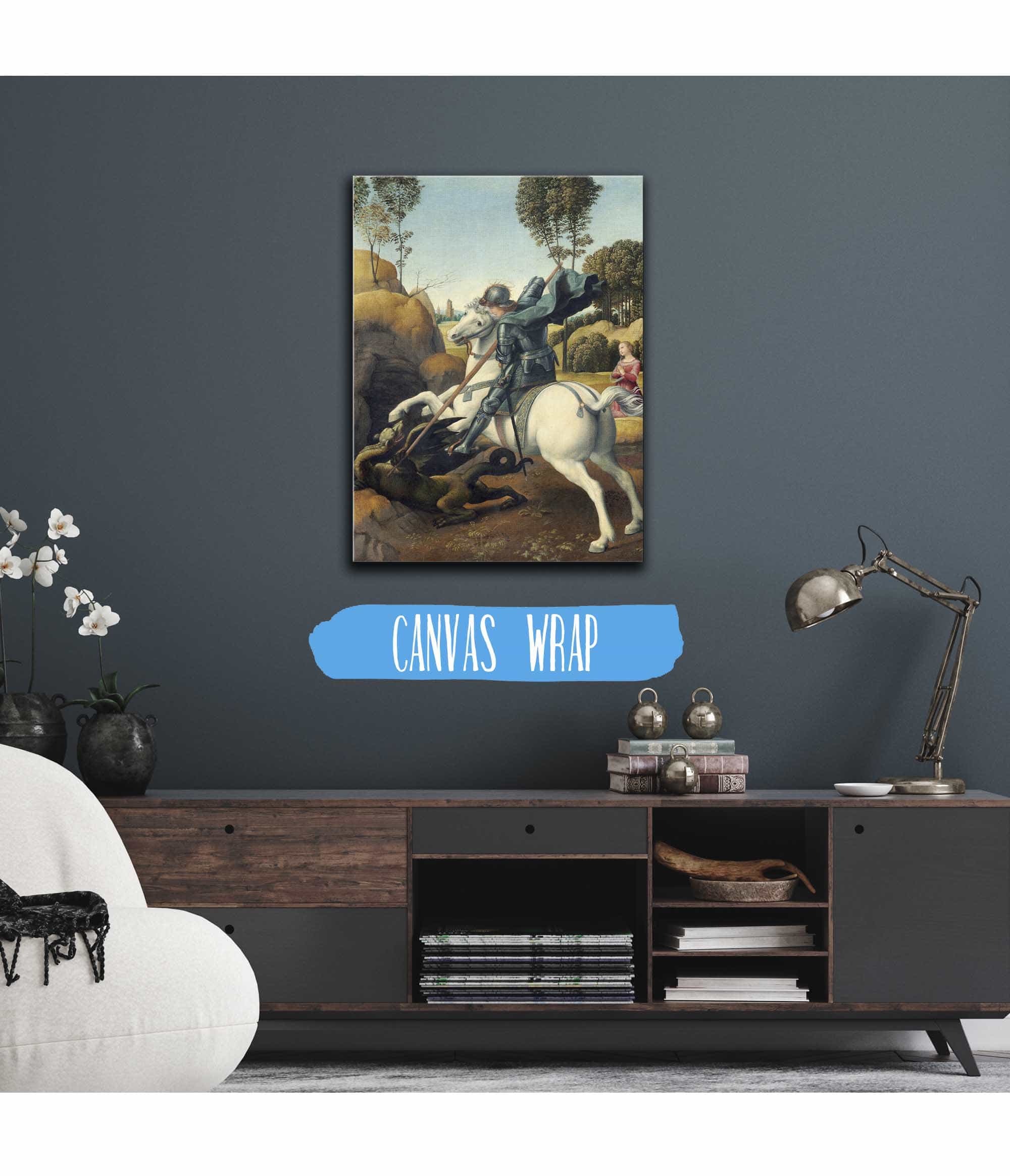 Saint George And The Dragon by Raphael - Image 6