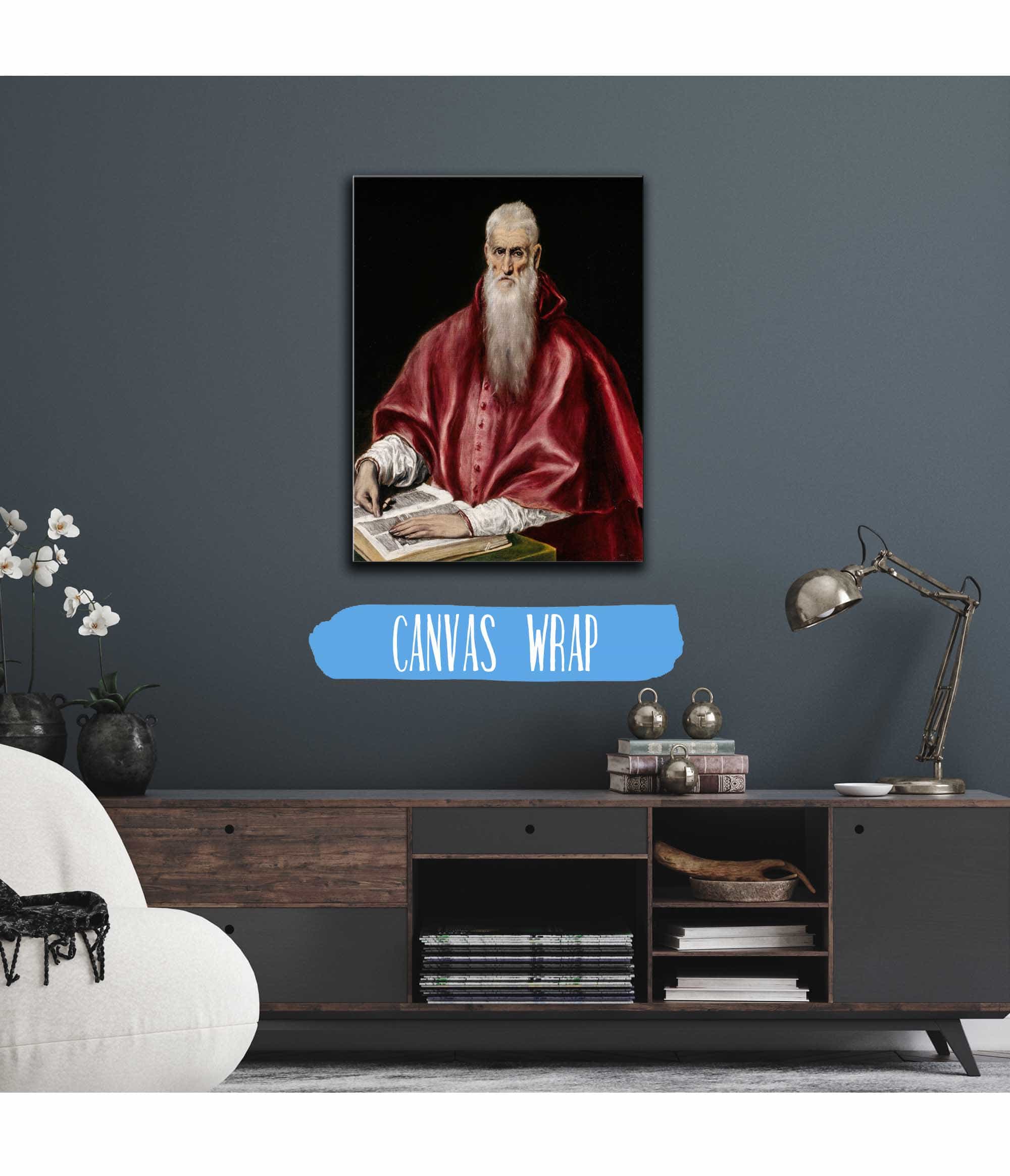 Saint Jerome As Scholar by El Greco - Image 3