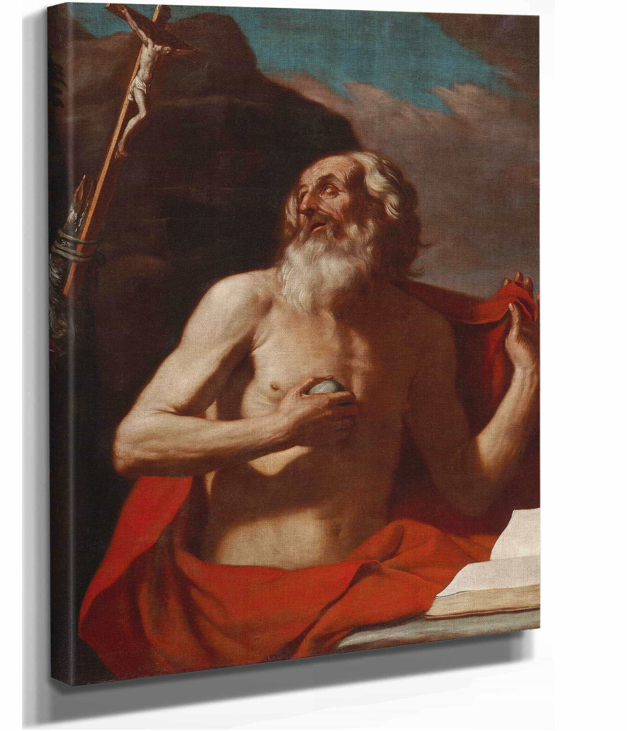 Saint Jerome by Guercino - Image 2