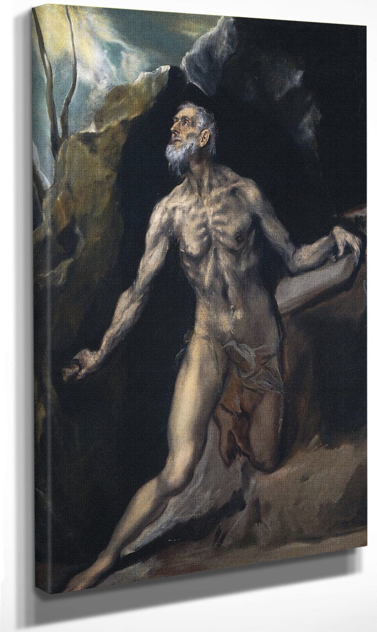 Saint Jerome By El Greco