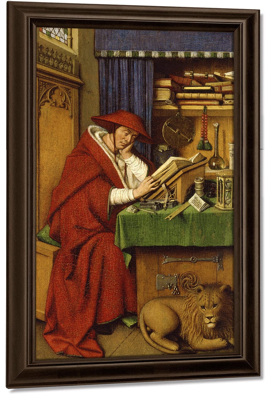 Saint Jerome In His Study By Jan Van Eyck - Image 5