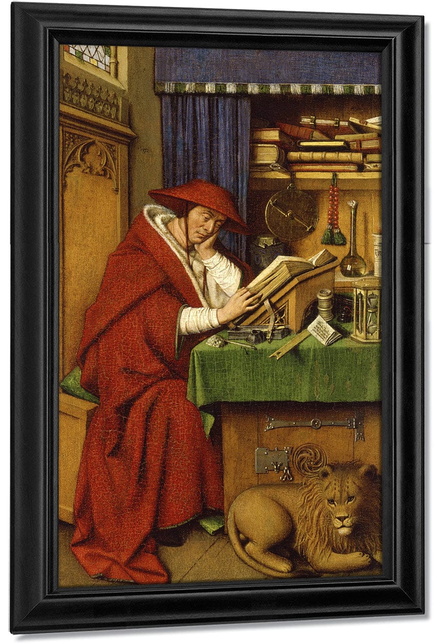 Saint Jerome In His Study By Jan Van Eyck - Image 7