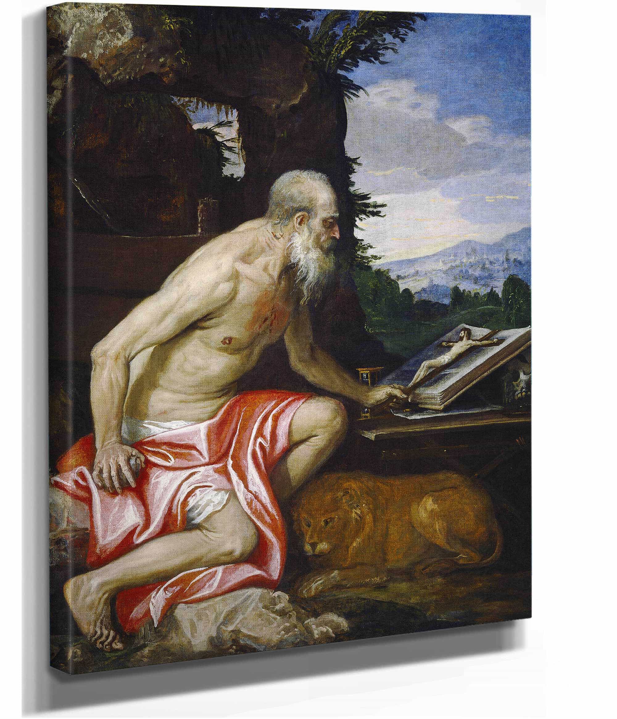 Saint Jerome In The Wilderness by Paolo Veronese - Image 2