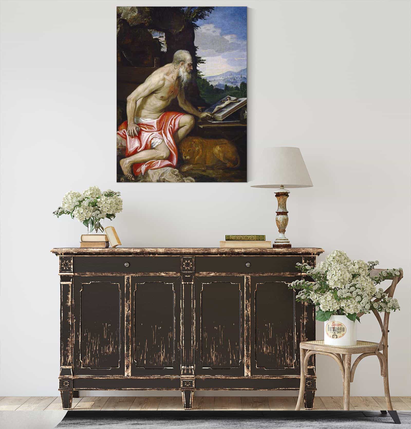 Saint Jerome In The Wilderness by Paolo Veronese - Image 4