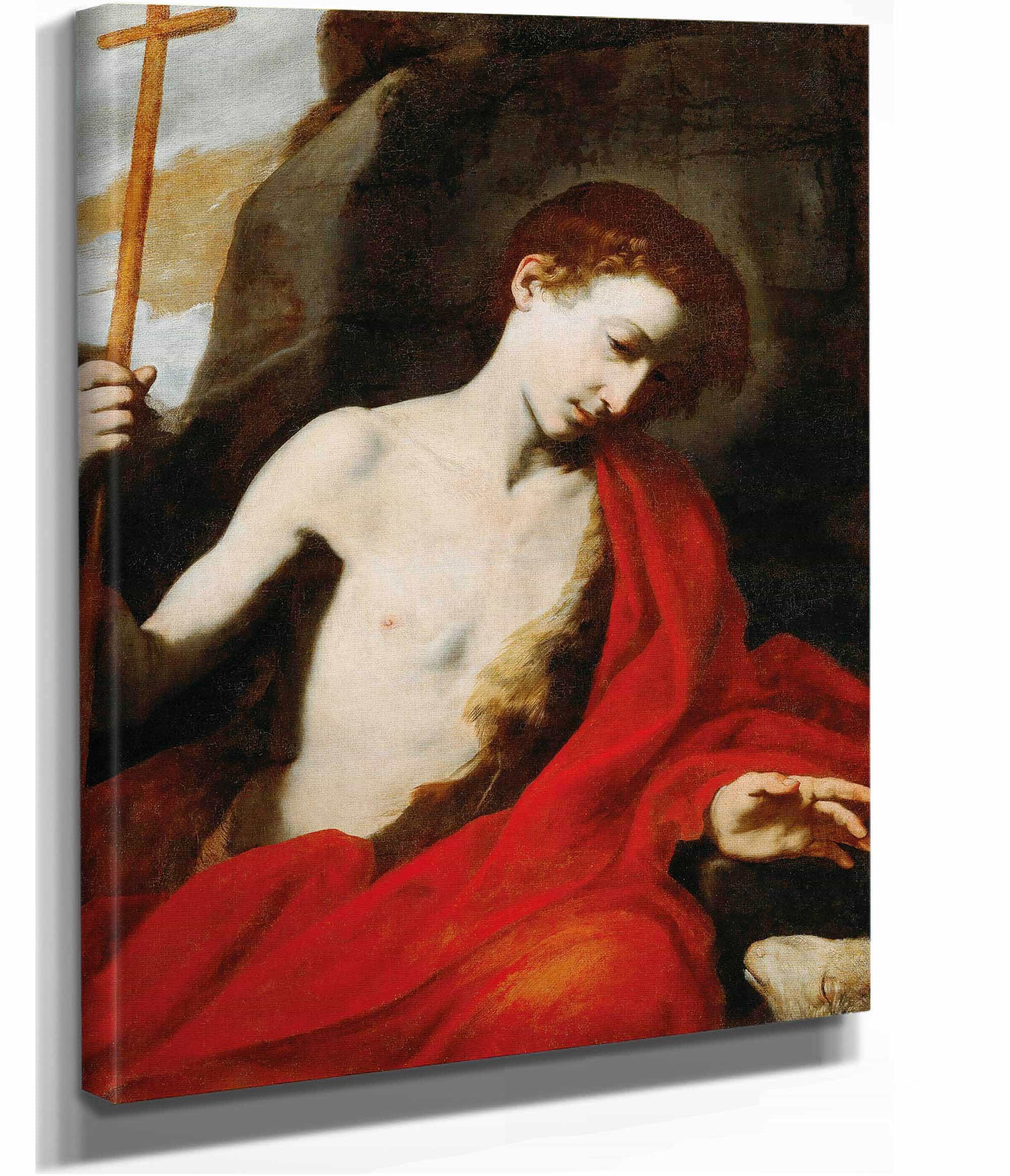 Saint John The Baptist by Jusepe De Ribera - Image 2