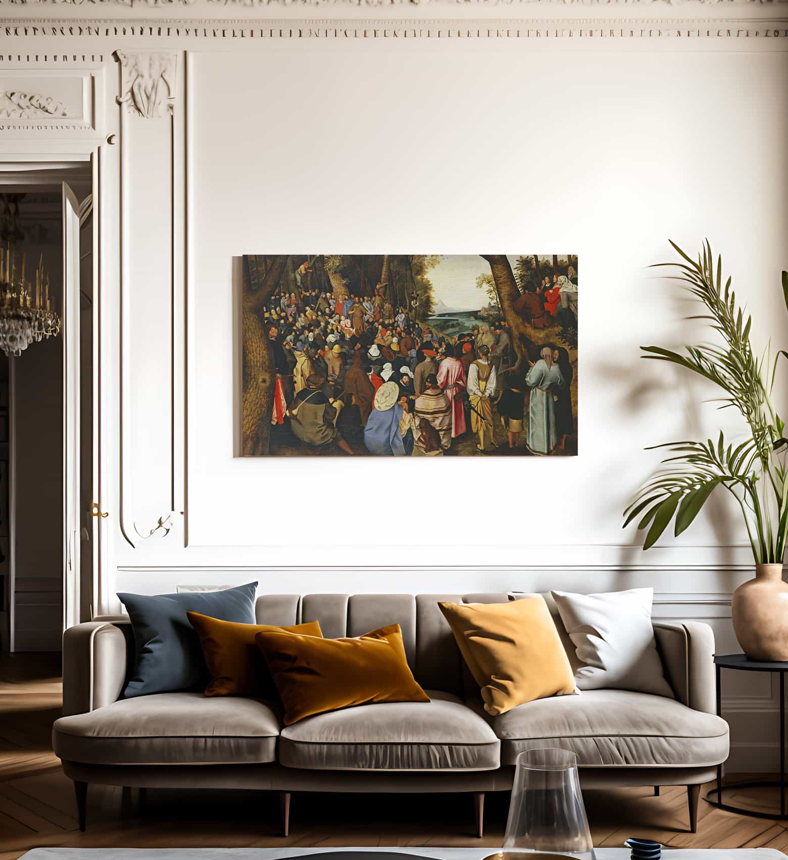 Saint John The Baptist Preaching By I - Image 3