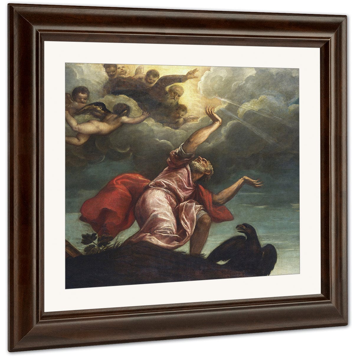 Saint John The Evangelist On Patmos By Titian - Image 3