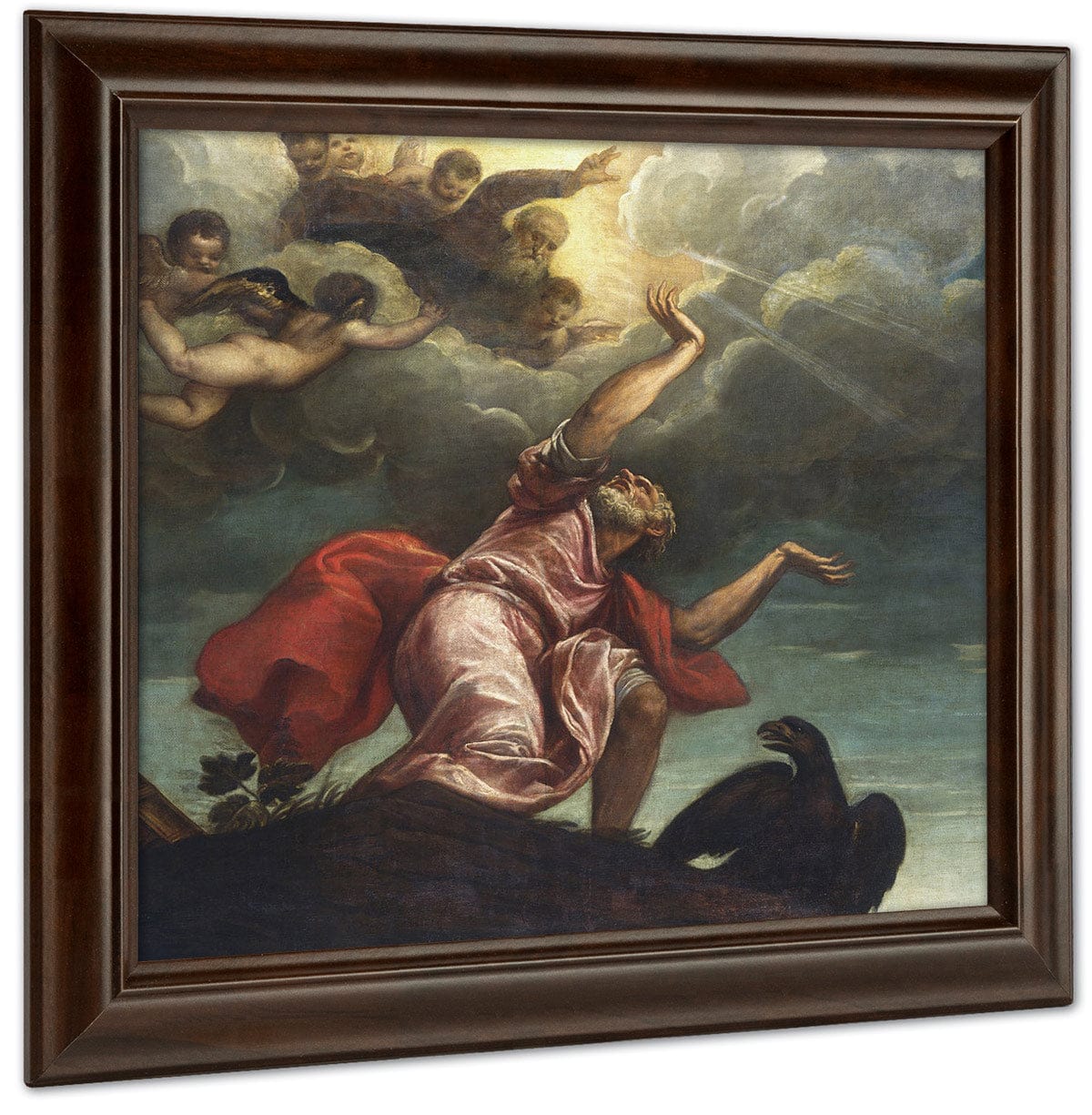 Saint John The Evangelist On Patmos By Titian - Image 4