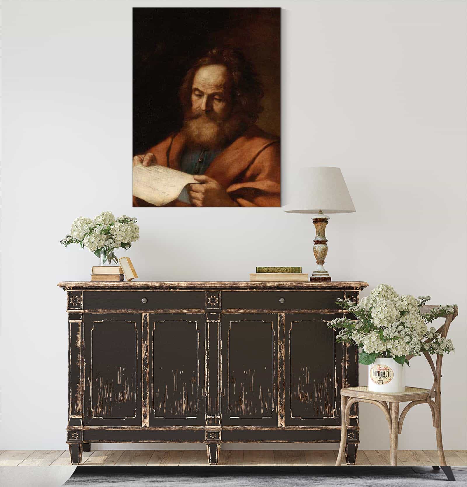 Saint Luke by Guercino - Image 4