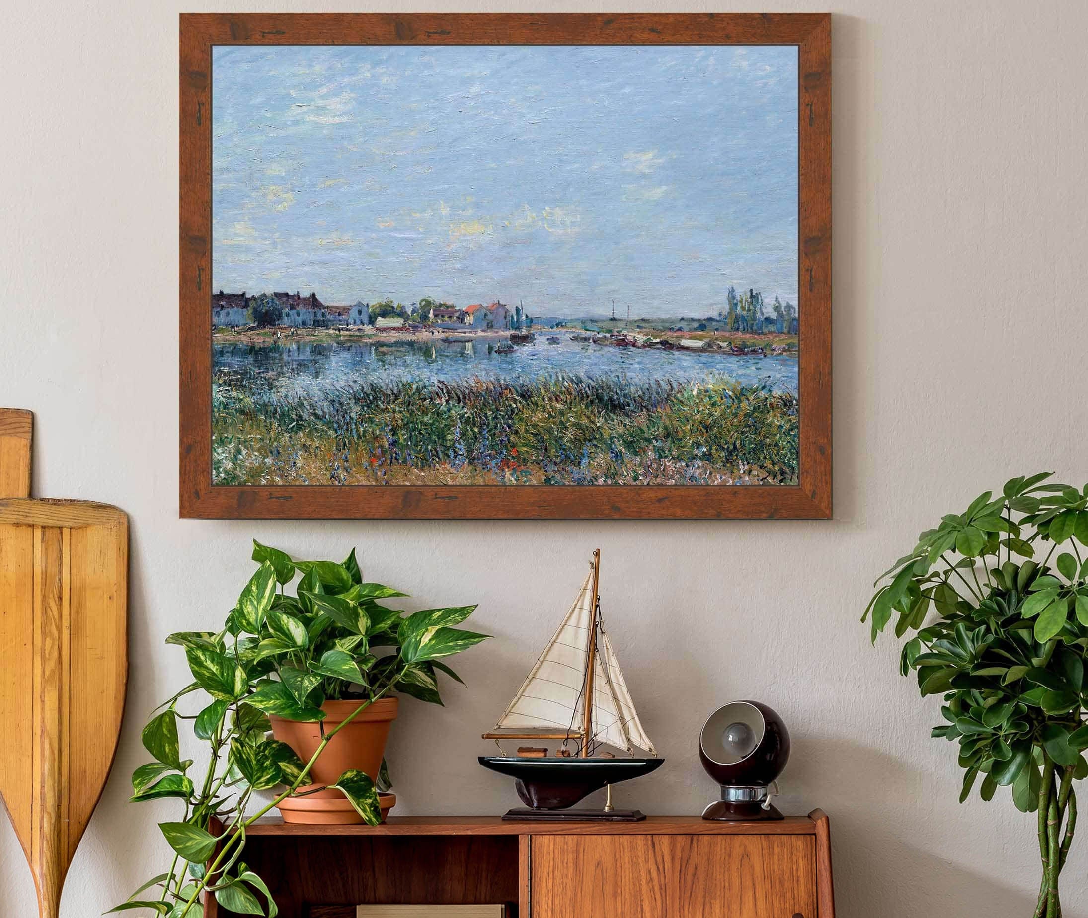 Saint Mammes Le Matin by Alfred Sisley - Image 3