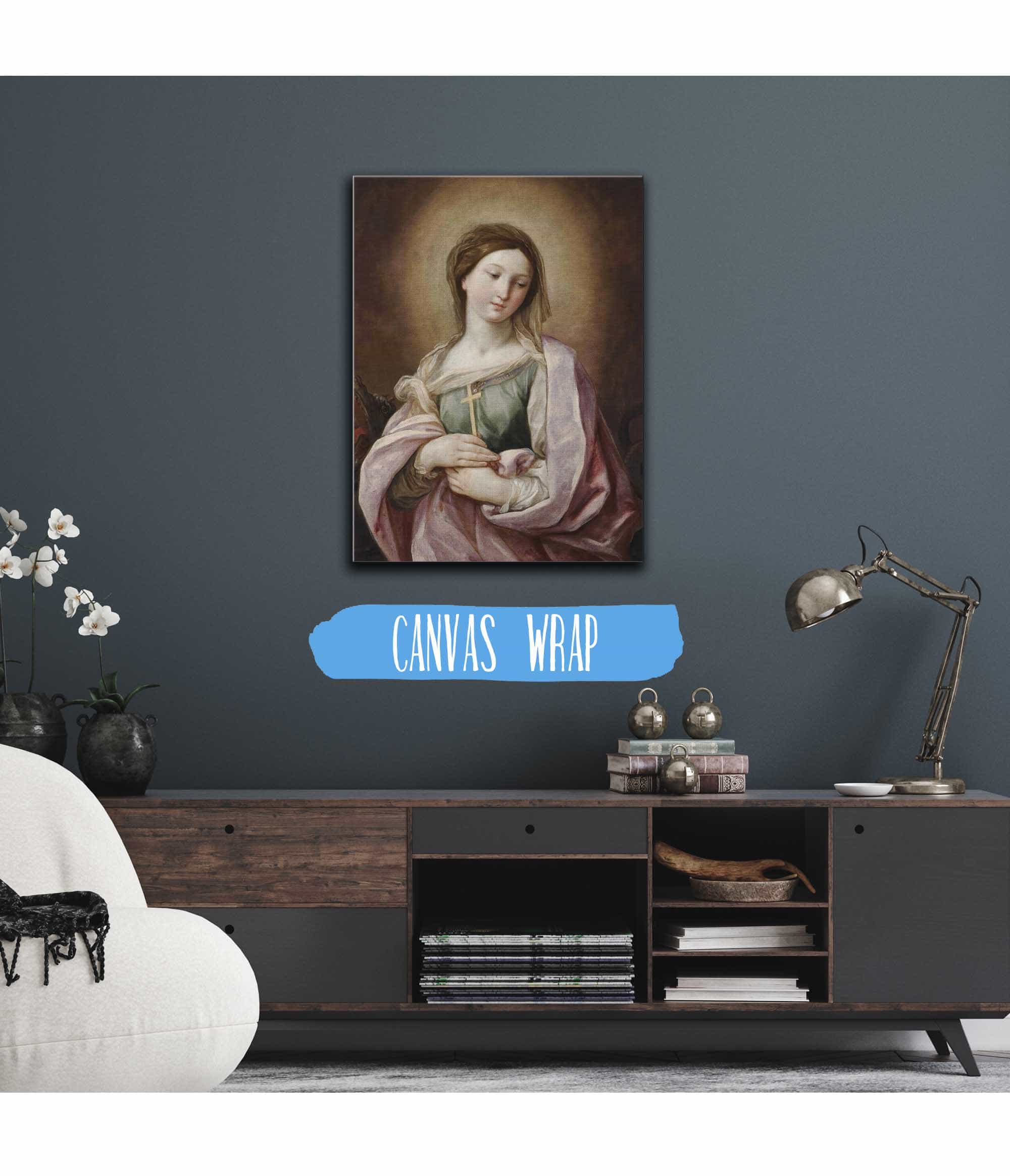 Saint Margaret Of Antioch by Guido Reni - Image 3