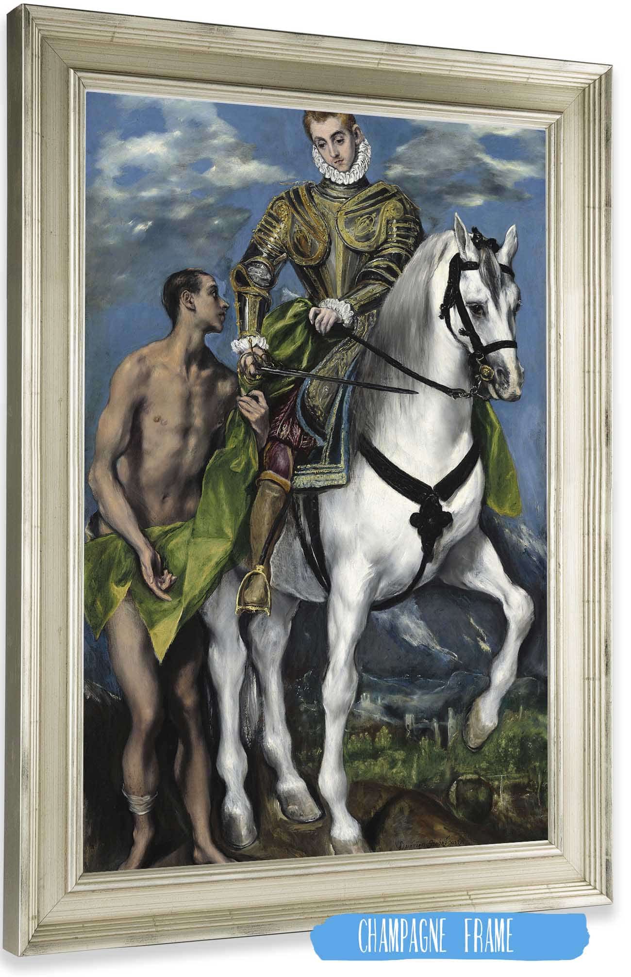 Saint Martin And The Beggar by El Greco