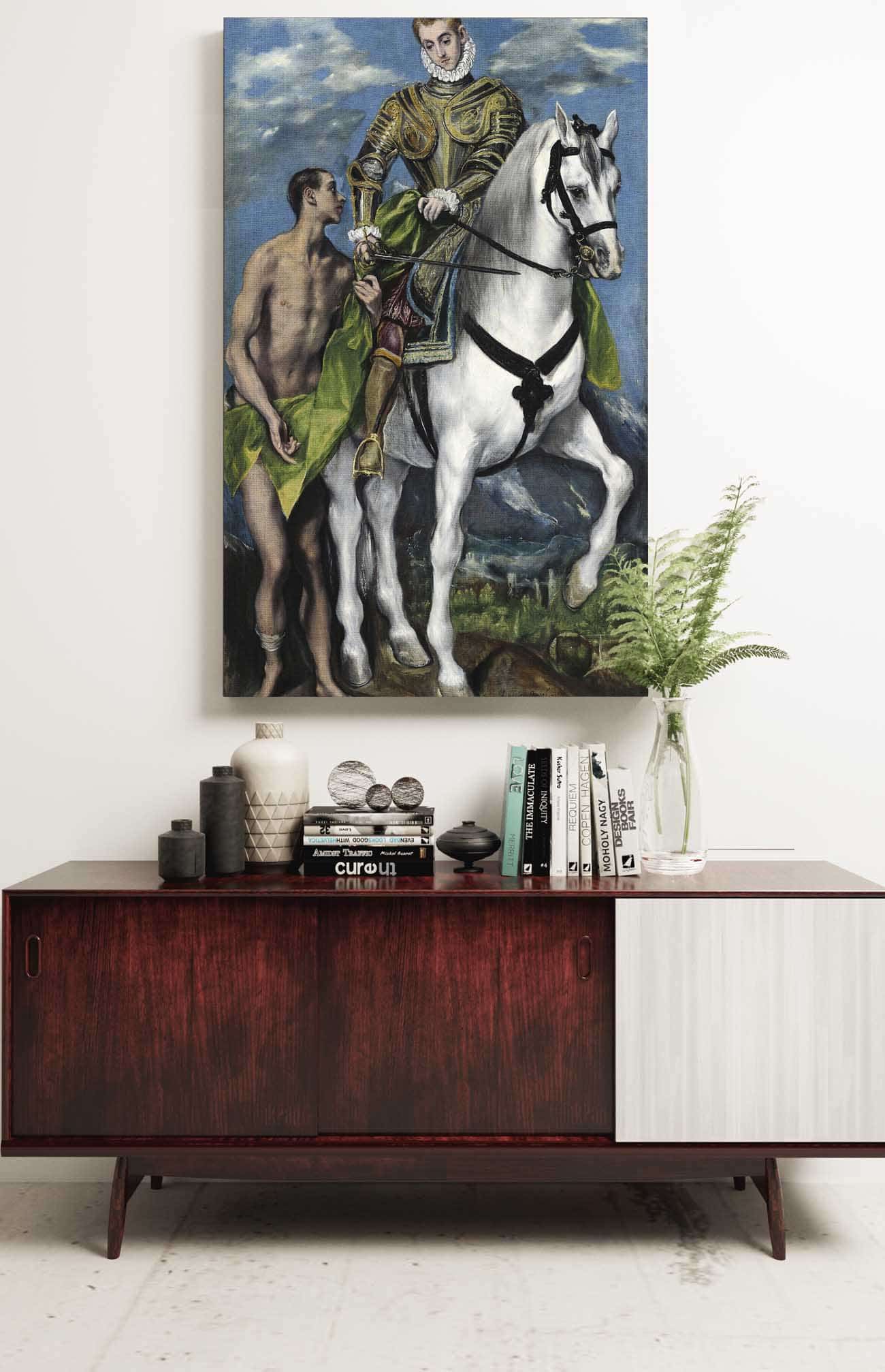 Saint Martin And The Beggar by El Greco - Image 2