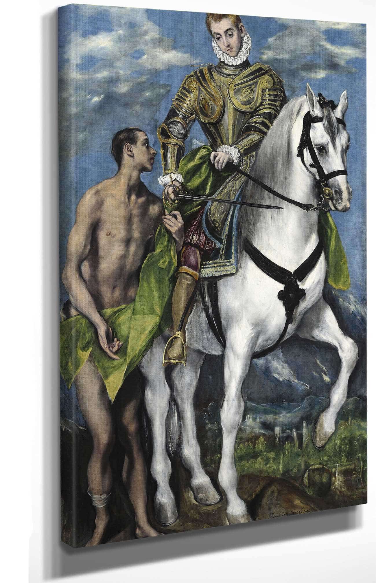 Saint Martin And The Beggar by El Greco - Image 4