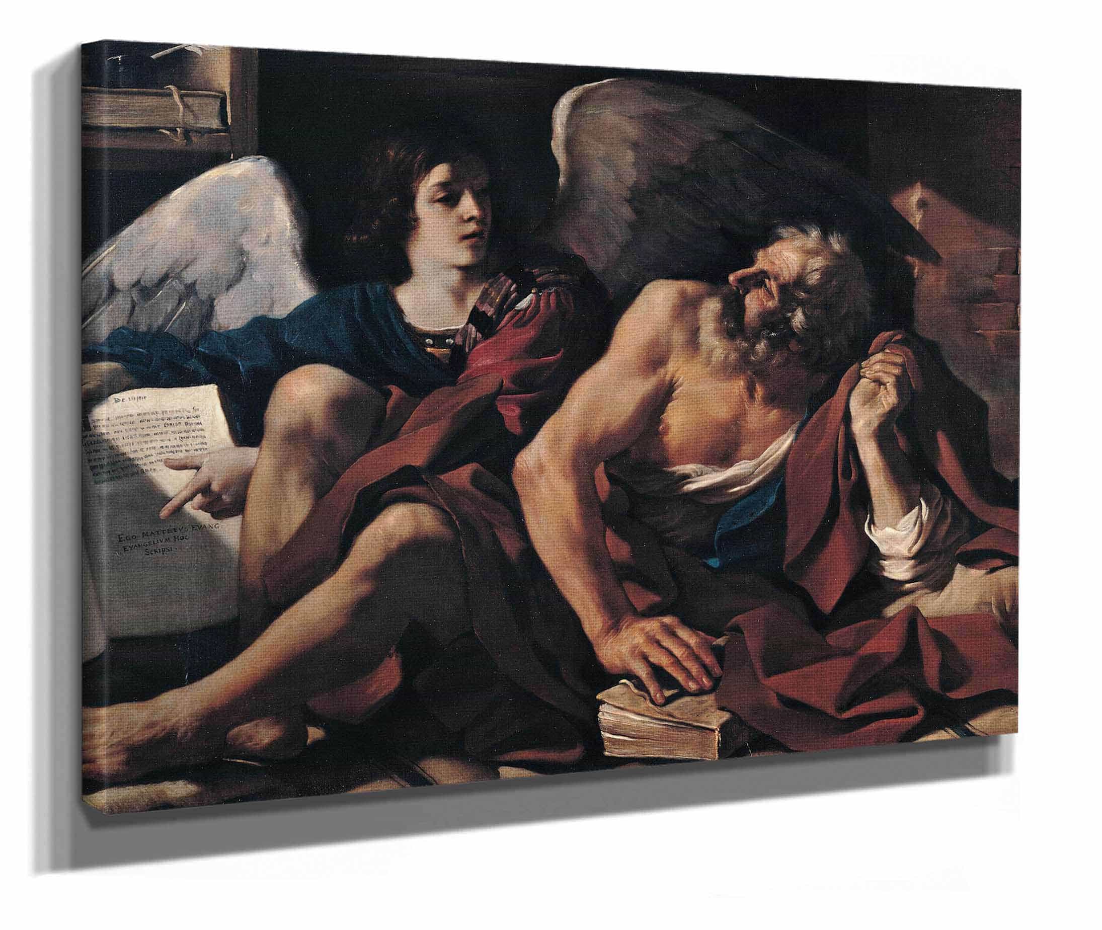 Saint Matthew And The Angel by Guercino - Image 2