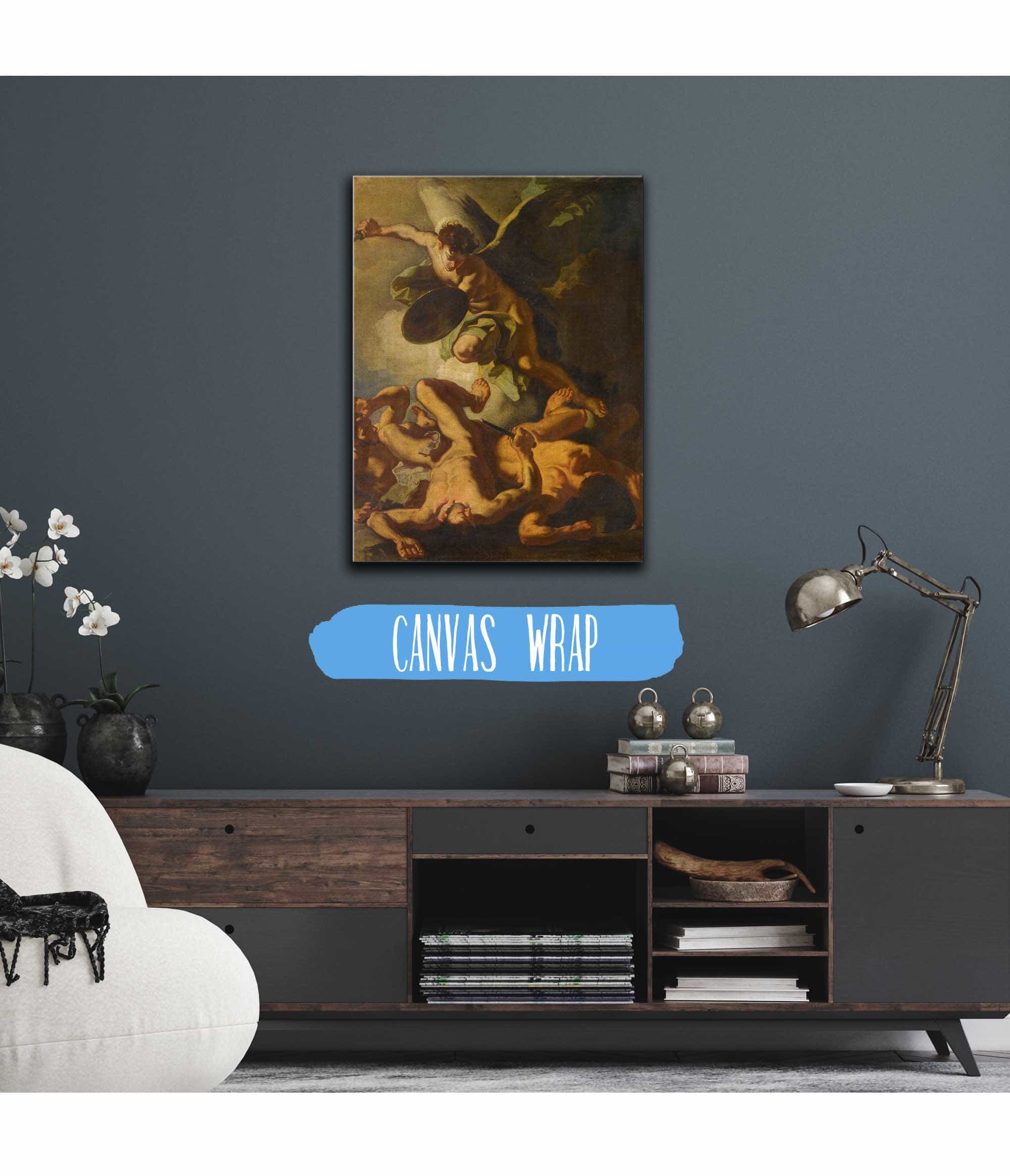 Saint Michael Expelling The Rebel Angels by Francesco Solimena - Image 3