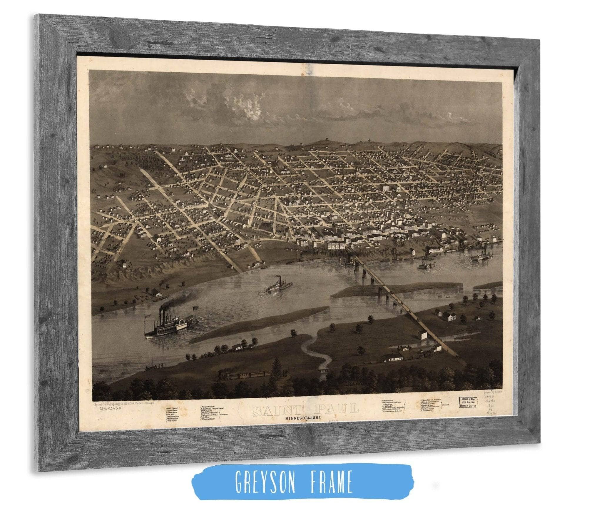 Saint Paul Minnesota 1867 State of Minnesota - Image 6