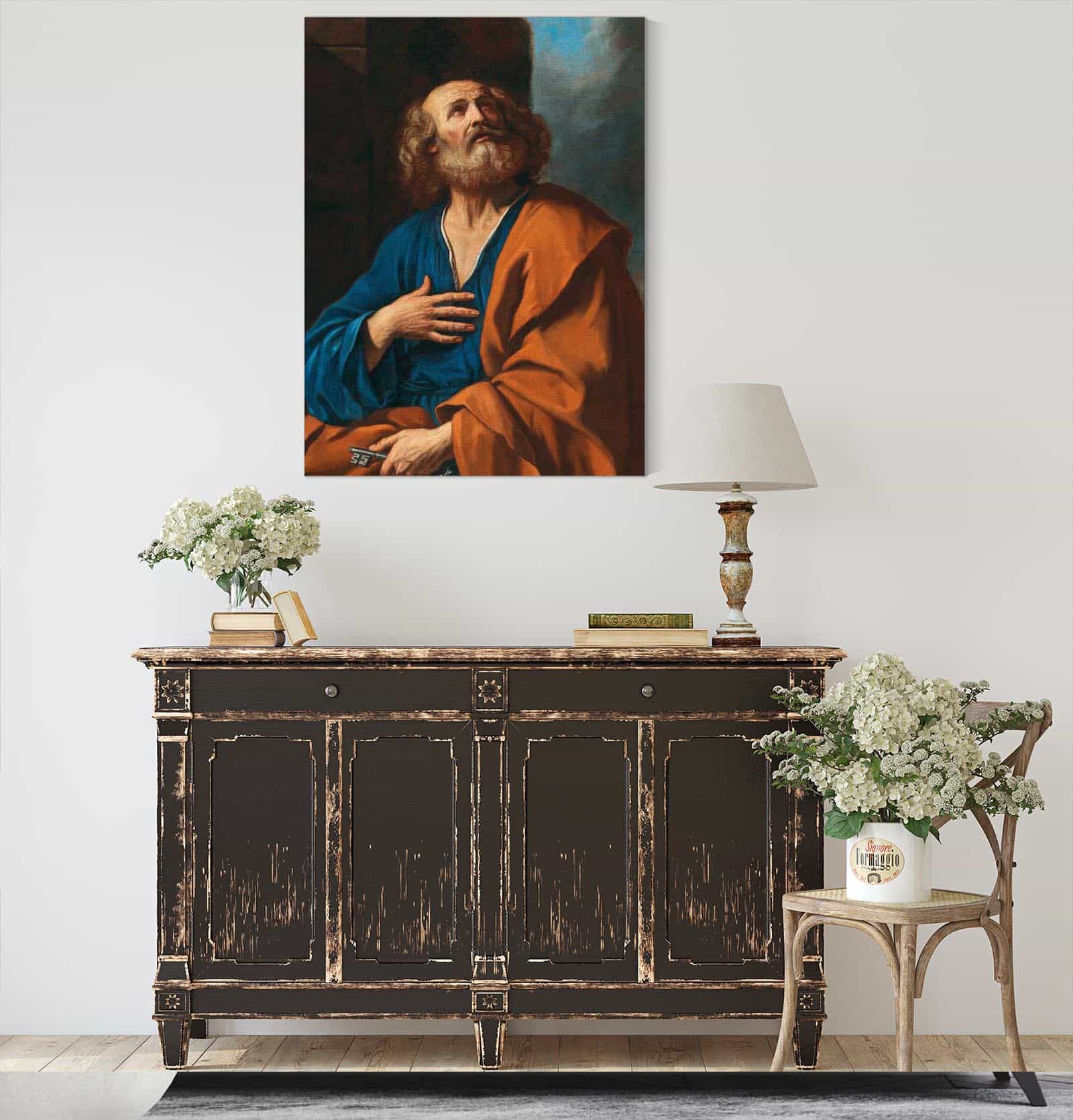 Saint Peter by Guercino - Image 4