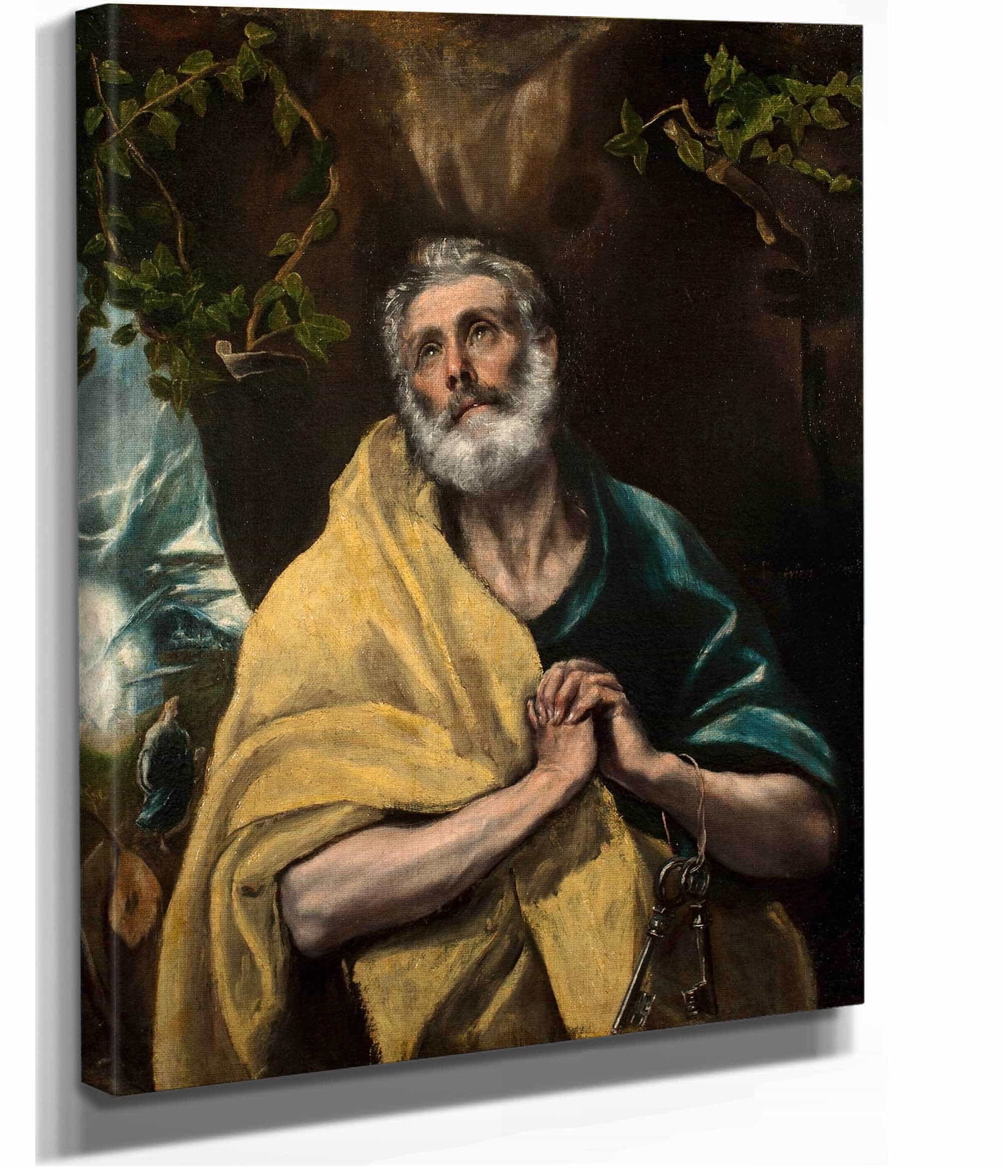 Saint Peter In Tears by El Greco - Image 2