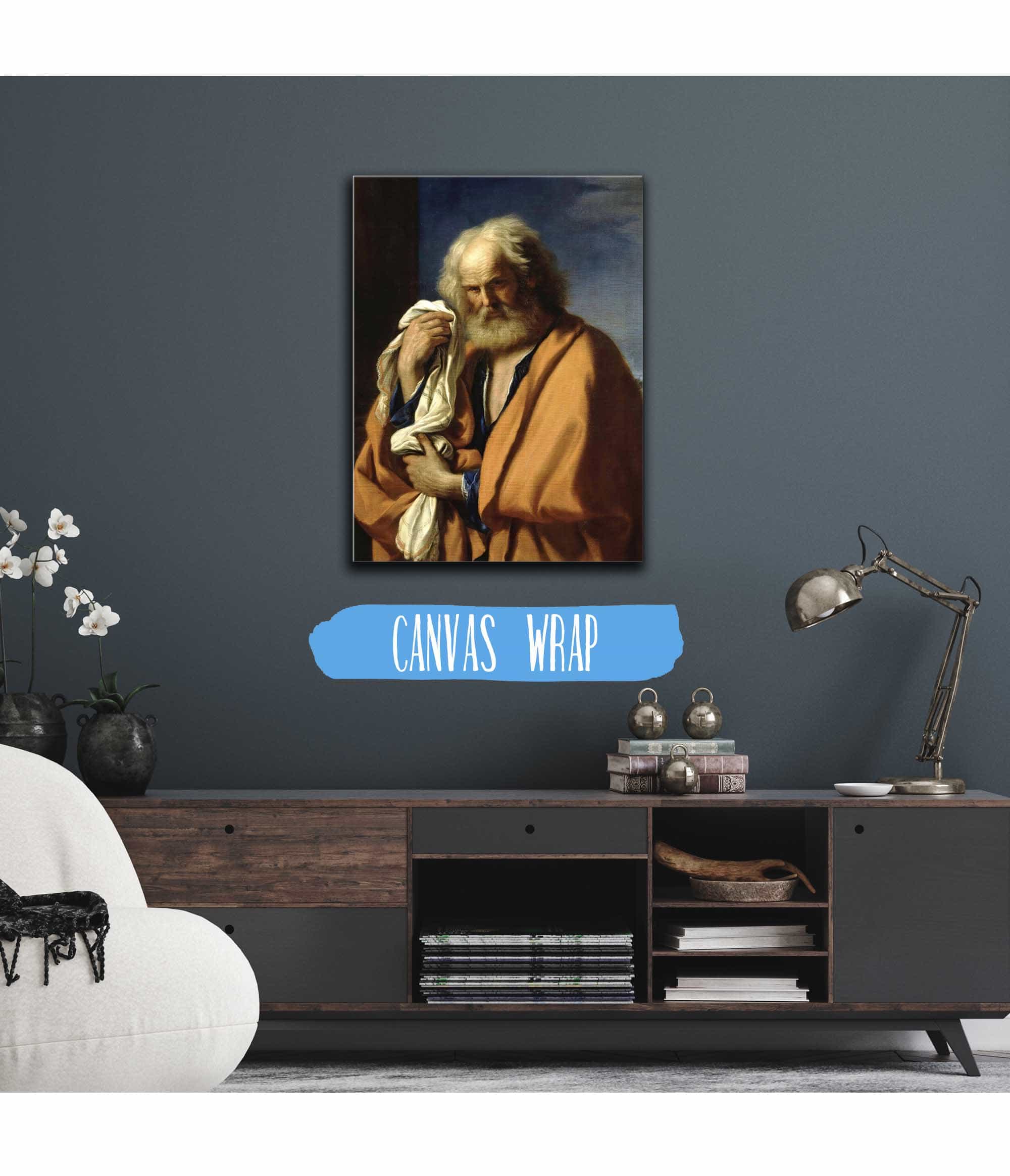 Saint Peter Penitent by Guercino - Image 3
