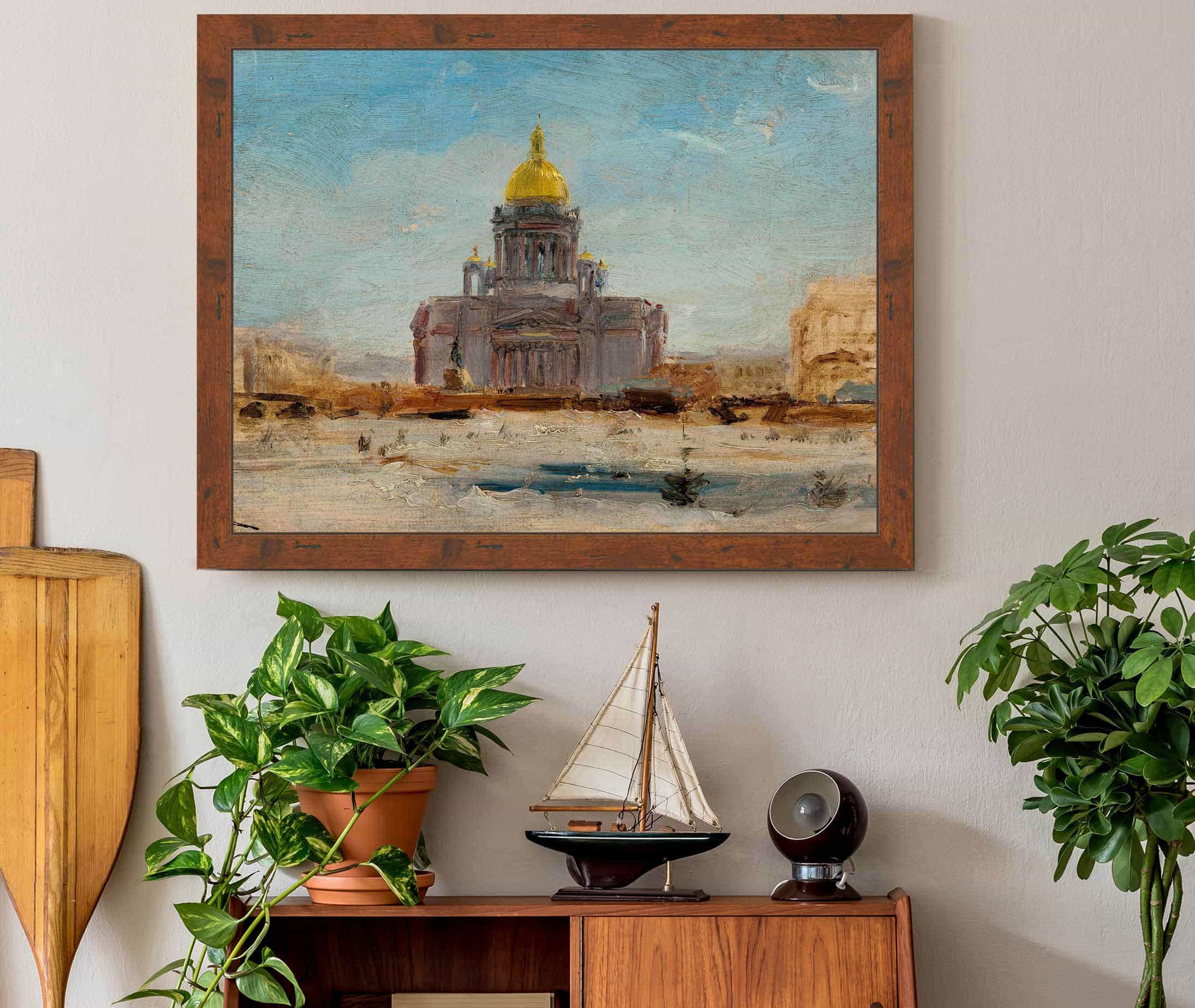 Saint Petersbourg Saint Isaac by Felix Ziem - Image 3