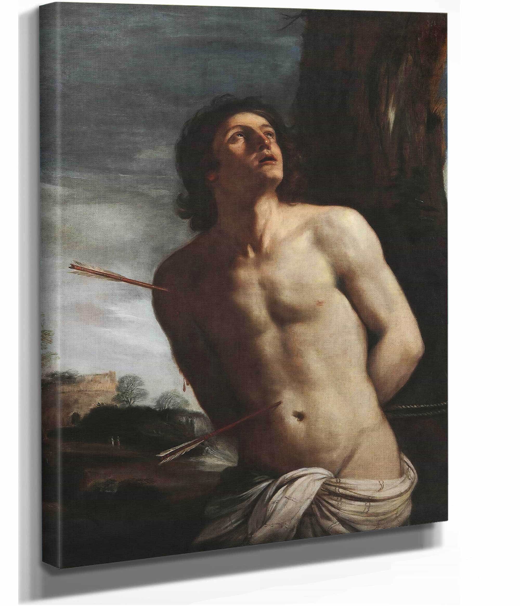 Saint Sebastian by Guercino - Image 2